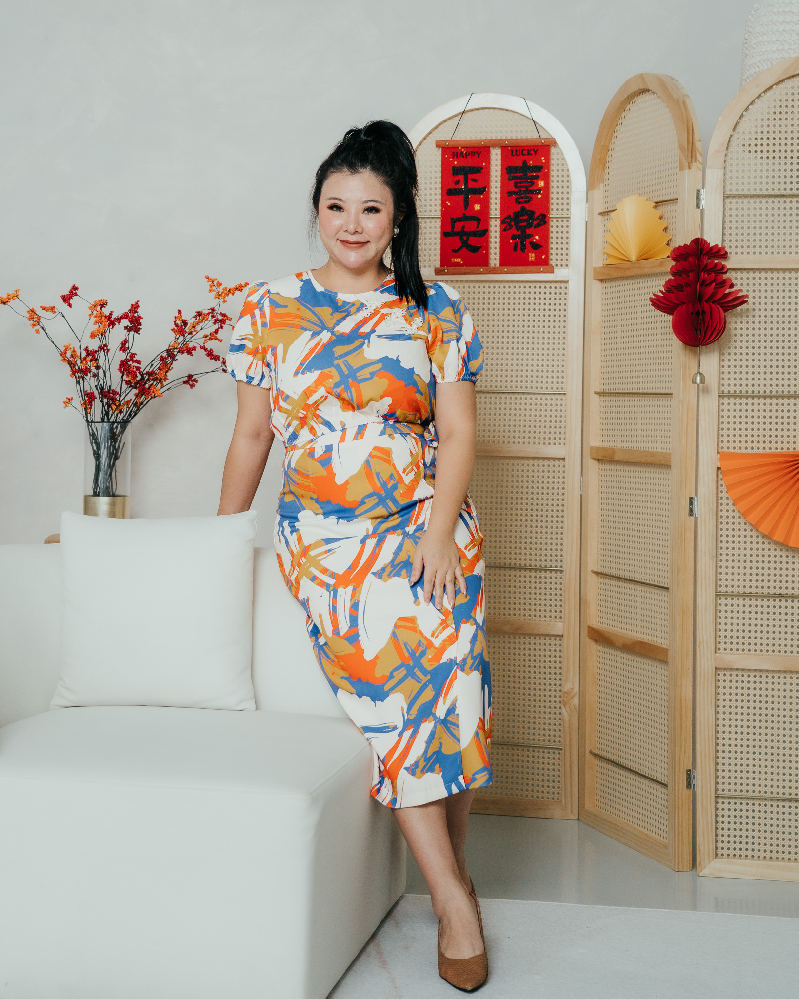 XIANG 祥 CO ORD MIDI BOTTOM ONLY