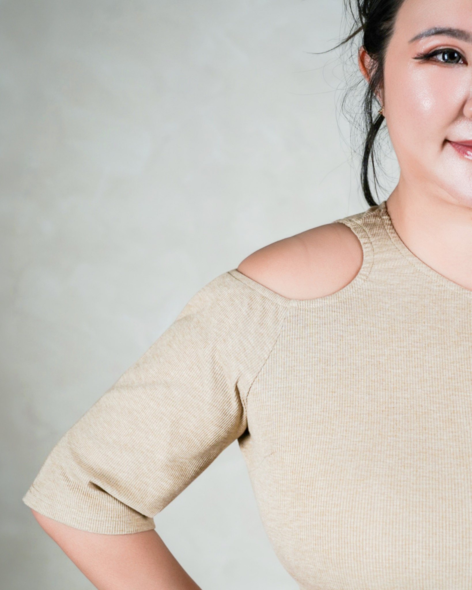 SOELENE TOP IN CAMEL
