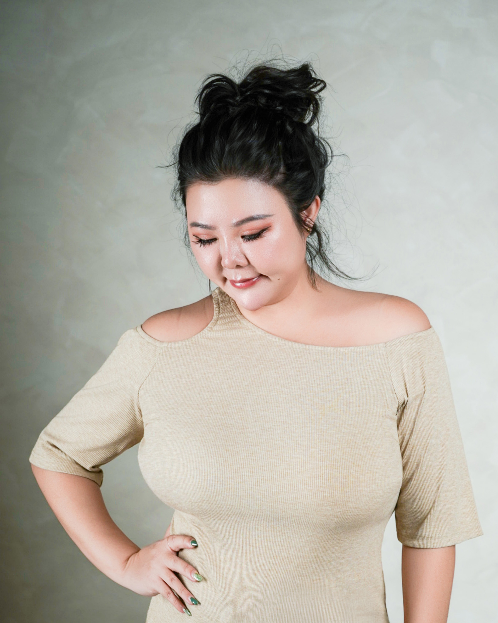 SOELENE TOP IN CAMEL