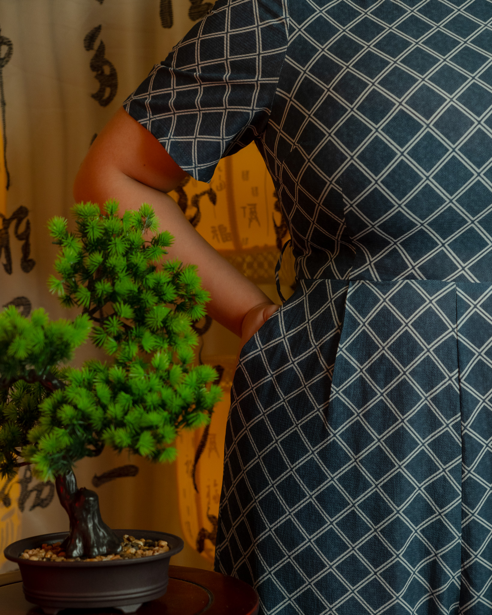 CHARLIE CHECKERED JUMPSUIT 