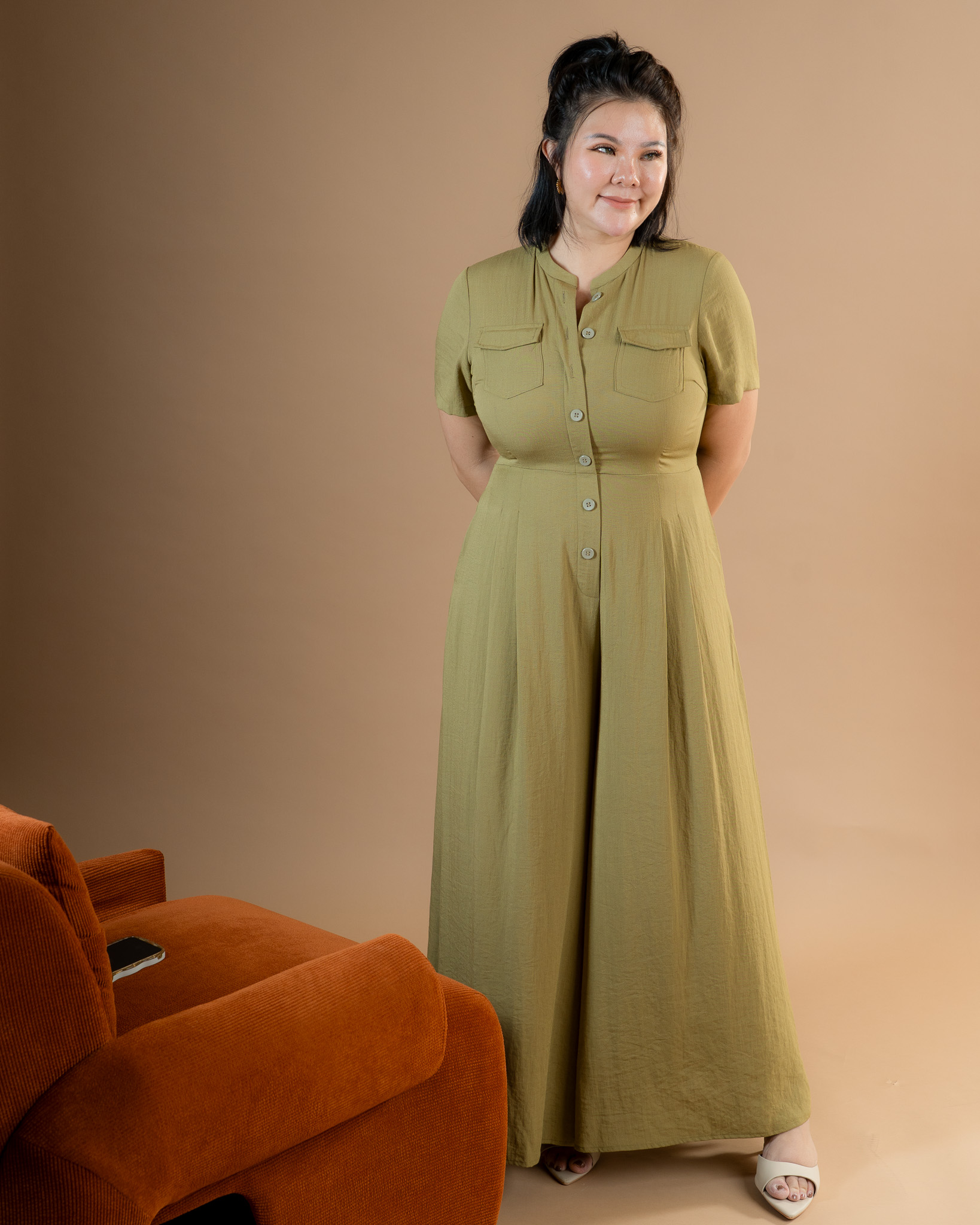 CHOLA JUMPSUIT IN GREEN 