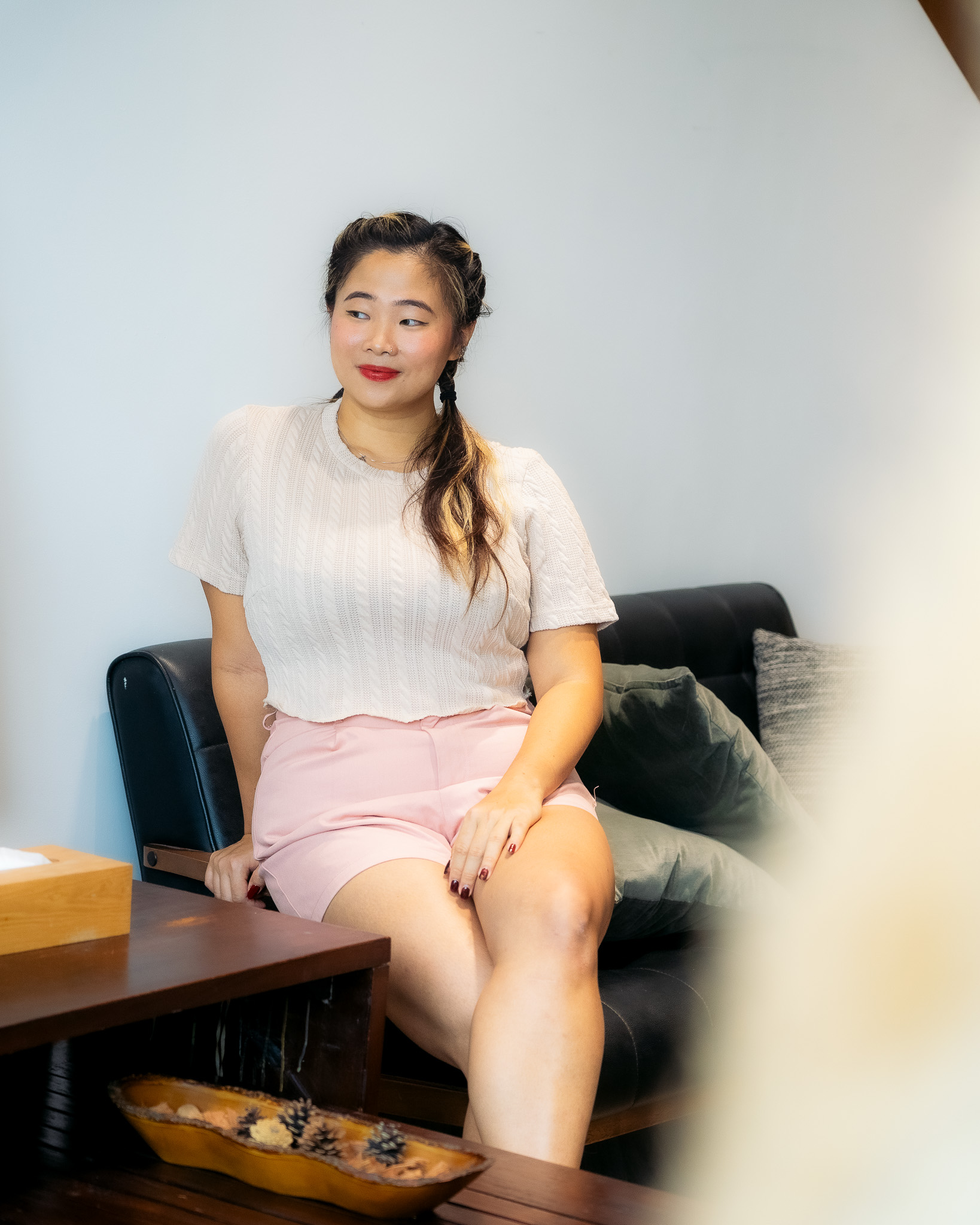 KAYNE KNITTED SCALLOP TOP