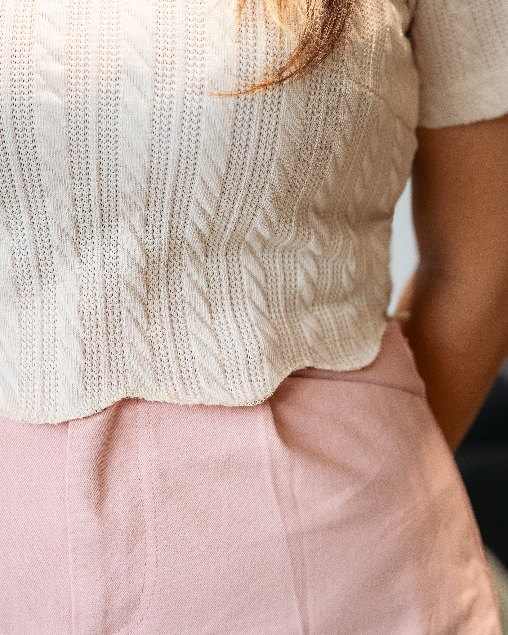 KAYNE KNITTED SCALLOP TOP