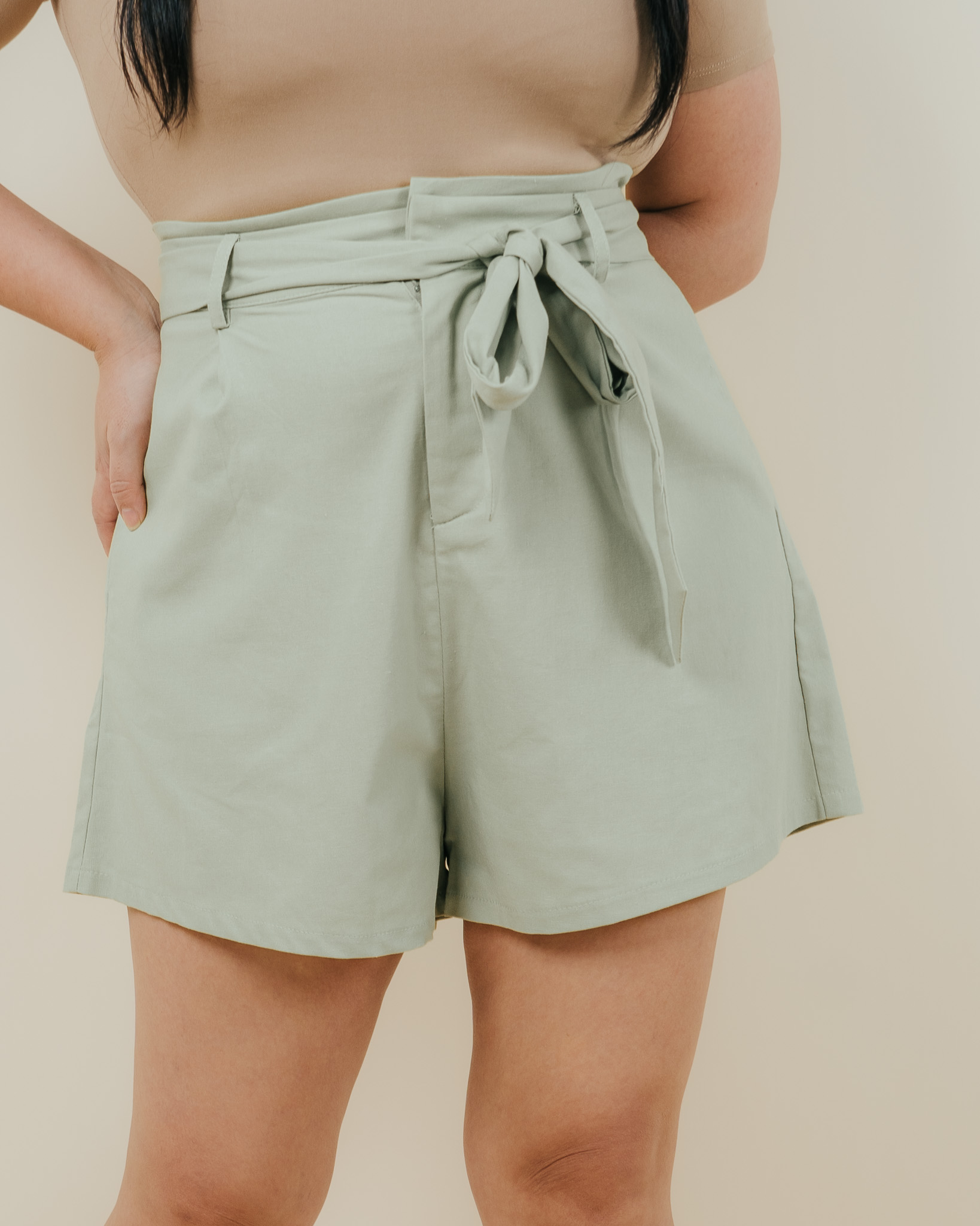 LIZZA GREEN SHORTS