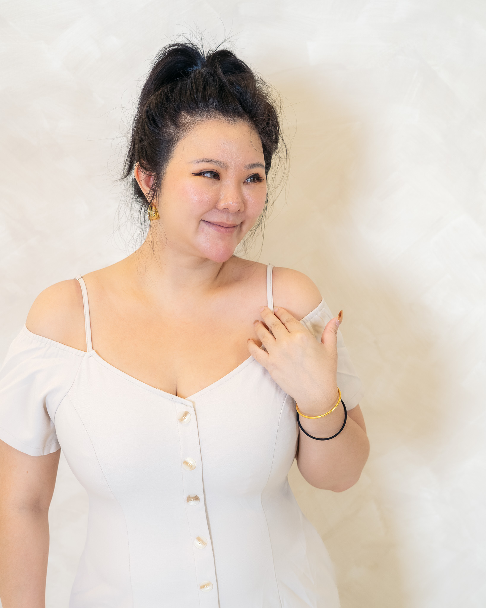 TAMMIE COLD SHOULDER JUMPSUIT