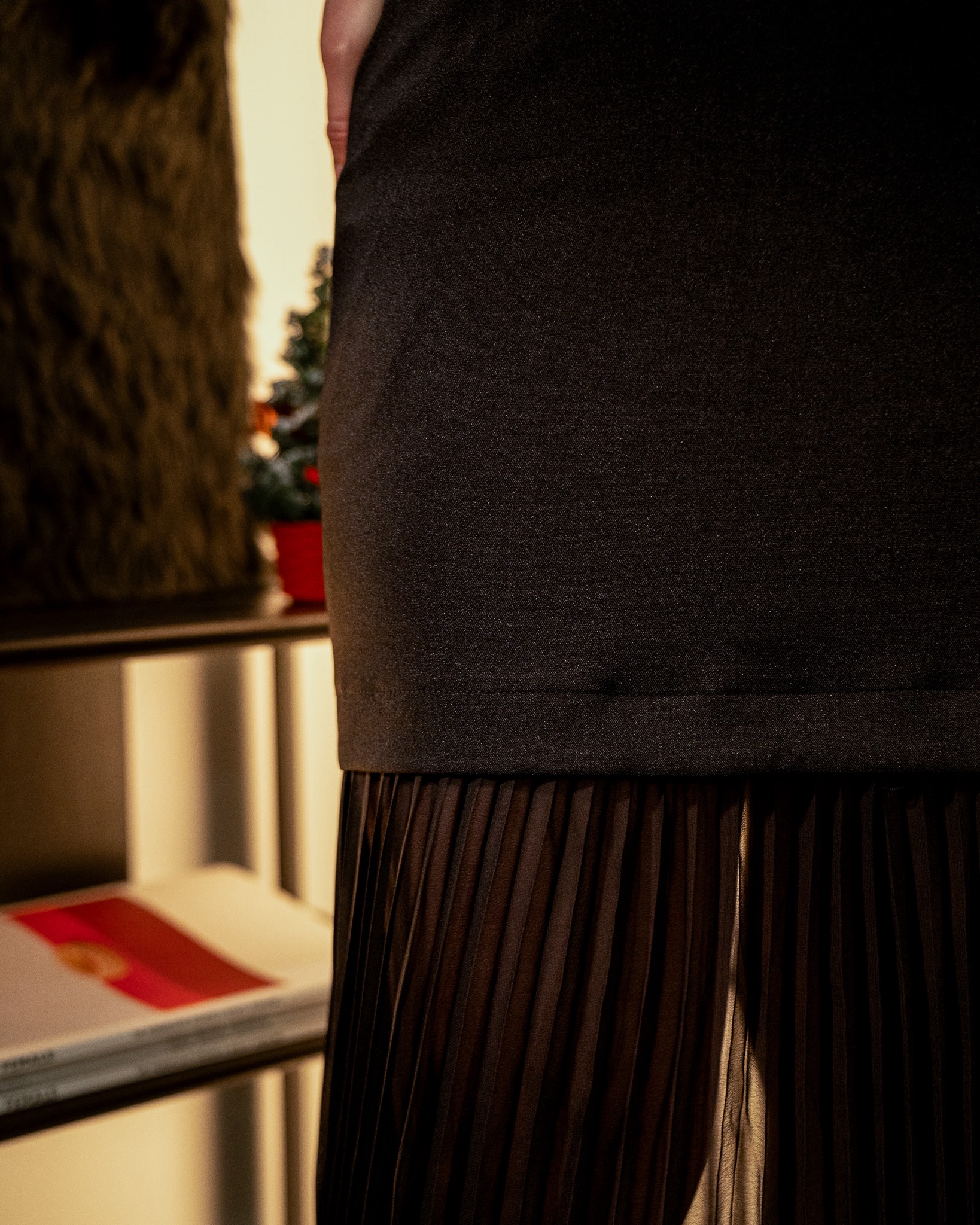 COLETTE PLEATED DRESS