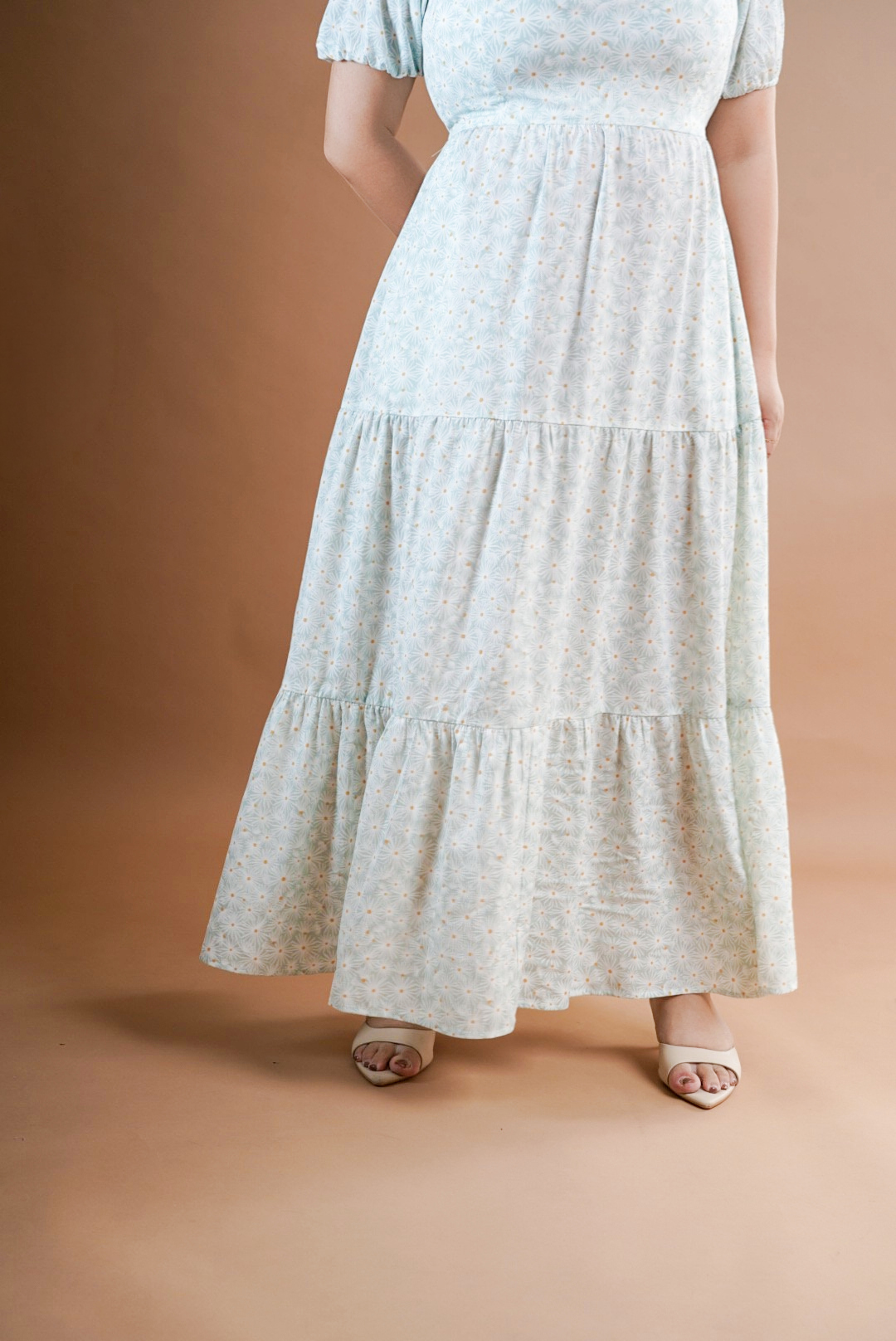 PENNY FLORAL MIDI IN DAISY
