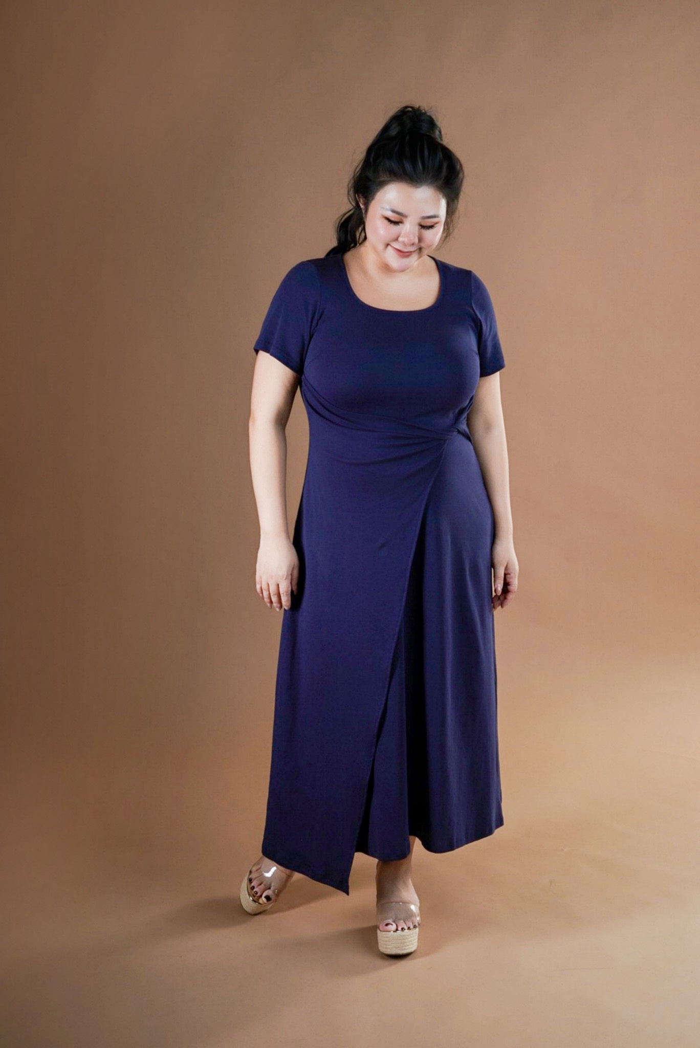 [PO][ETA 3 - 4 WEEKS] LEONETTE T SHIRT MIDI IN BLUE
