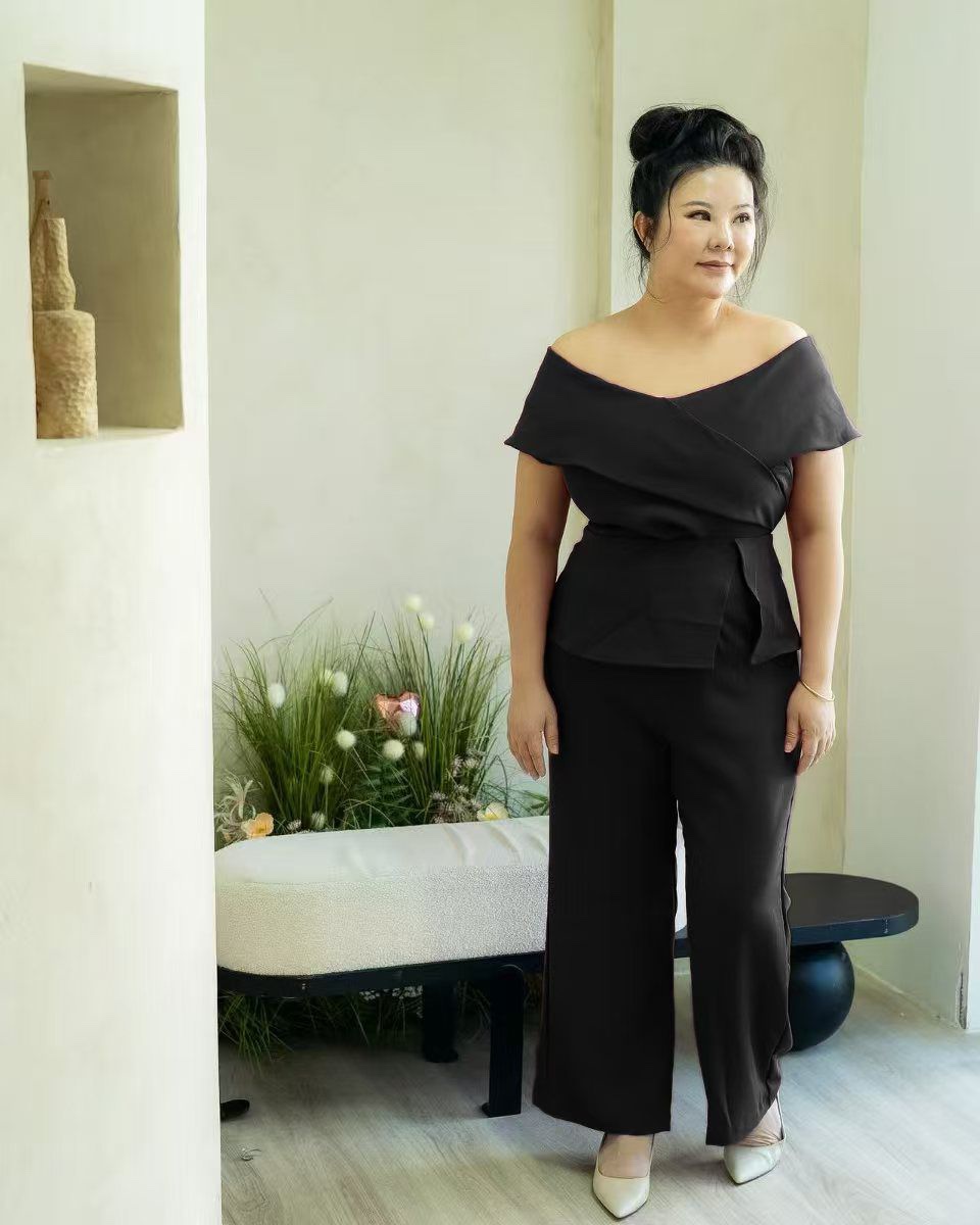 BRONTE CO ORD (BLACK/PINK)