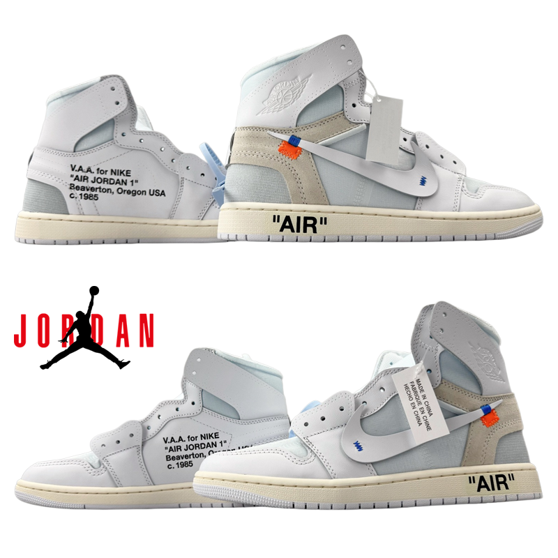 ヴァージルアブローアーカイブ (V.A.A) × ナイキ エアジョーダン1 レトロ ハイ OG "アラスカ"