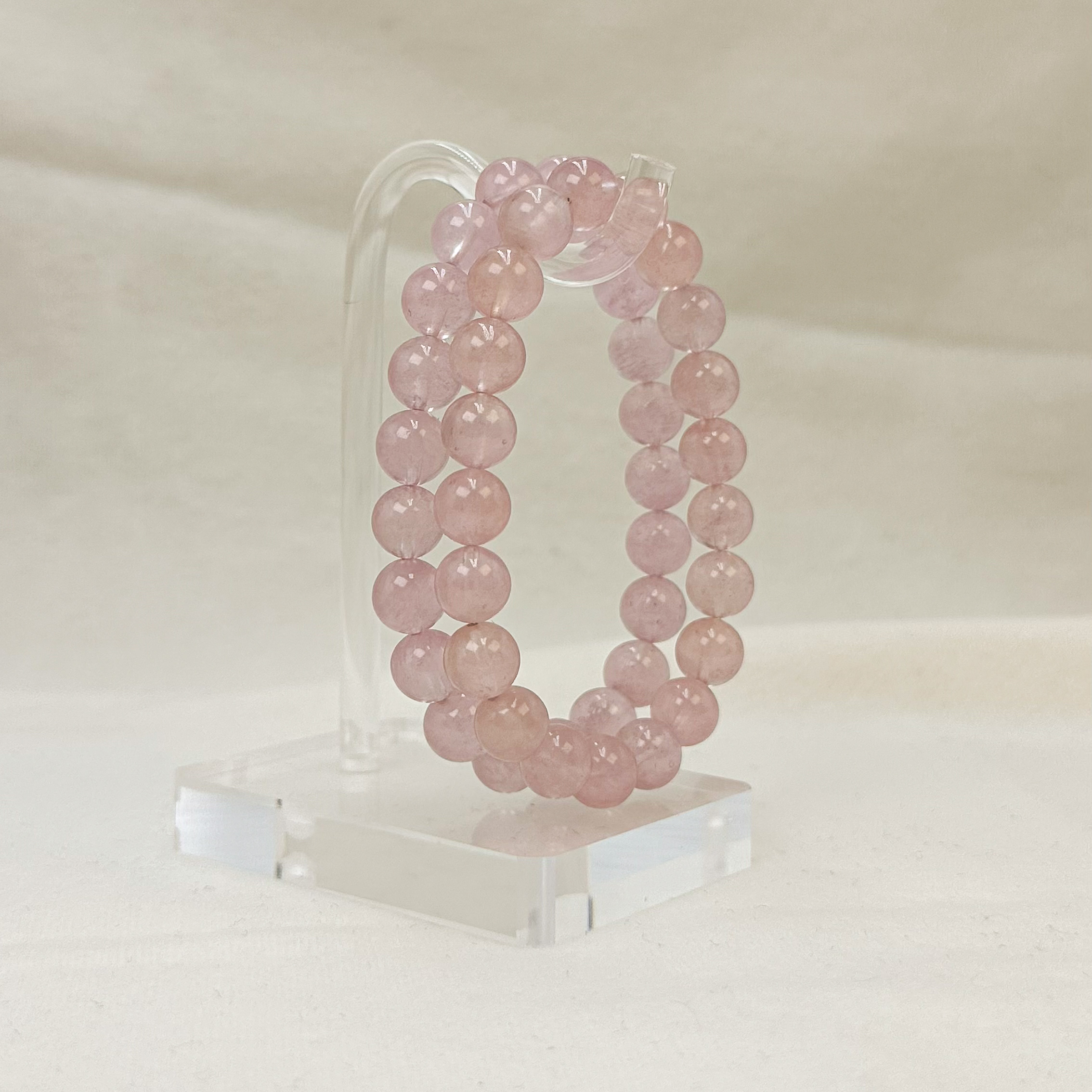 Extra Premium Pink Morganite Bracelet