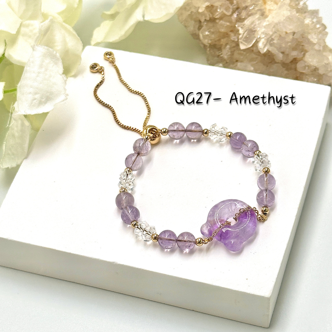 <<SG Seller>> CRZtales Assorted Push Pull Crystal Bracelets  #CRZPushPullBracelets