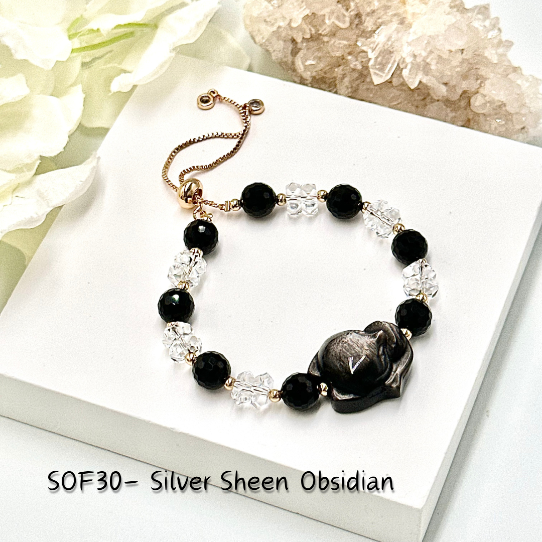 <<SG Seller>> CRZtales Assorted Push Pull Crystal Bracelets  #CRZPushPullBracelets