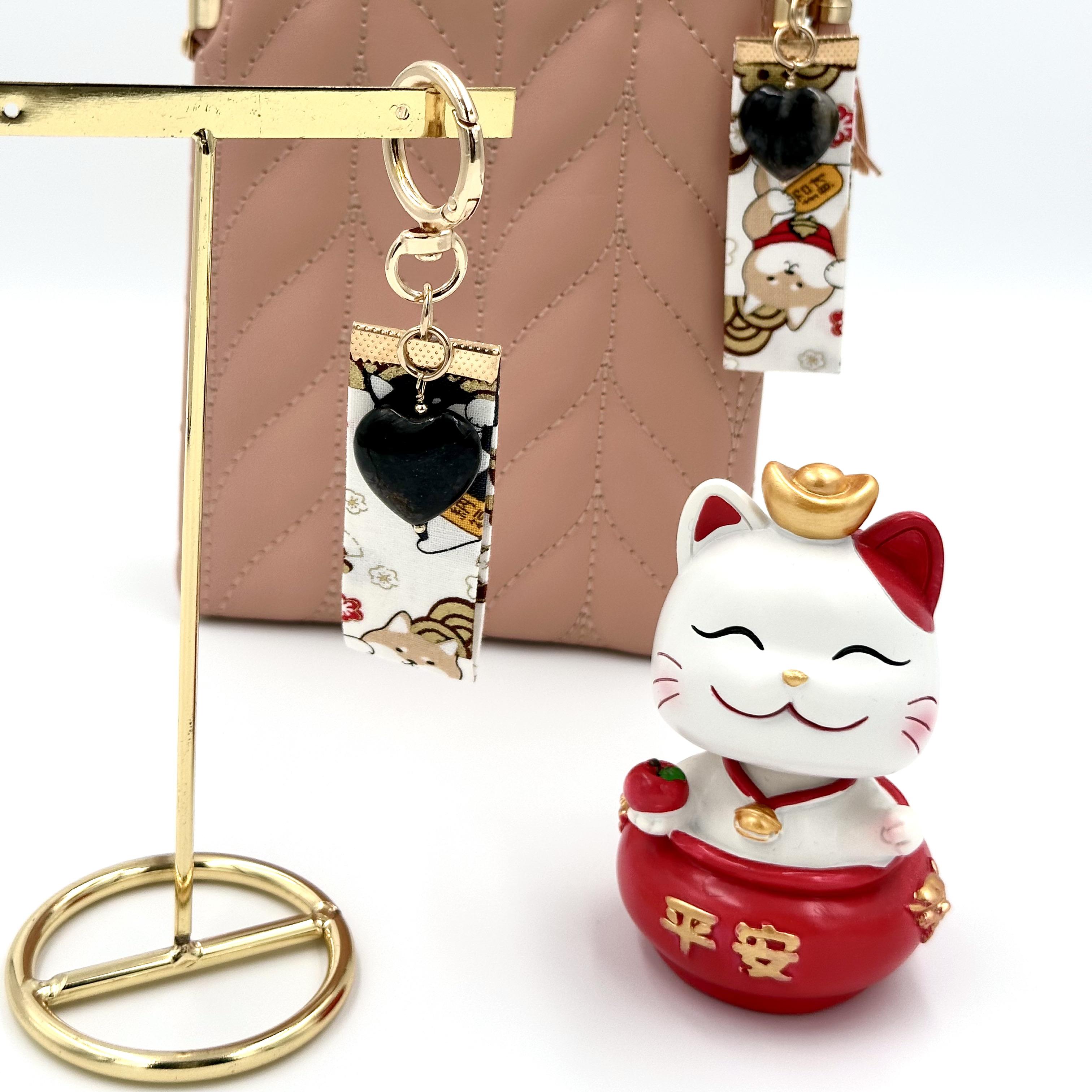 <<SG Seller>> CRZtales Arfvedsonite Heart CRZFabChain #CRZFabChains