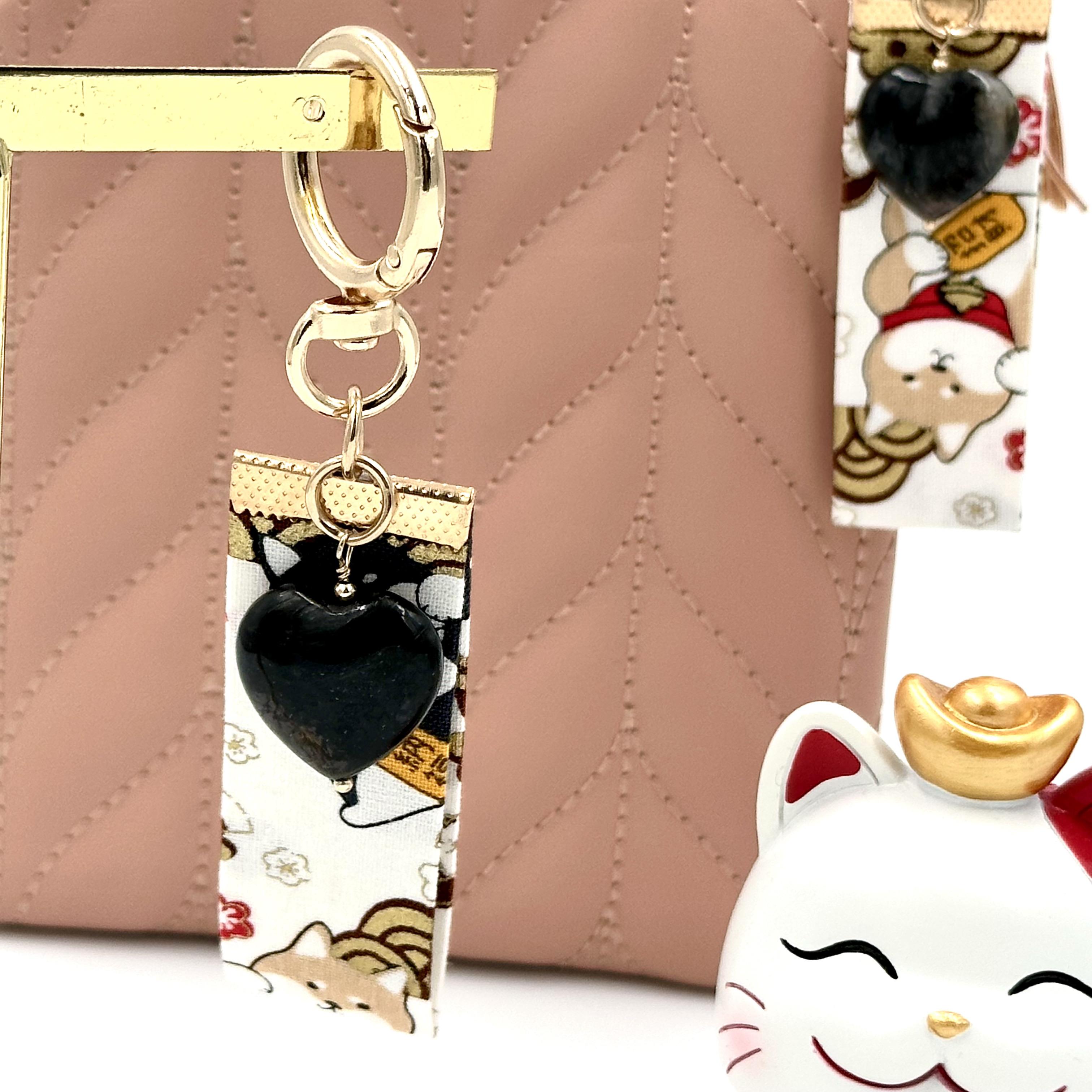 <<SG Seller>> CRZtales Arfvedsonite Heart CRZFabChain #CRZFabChains