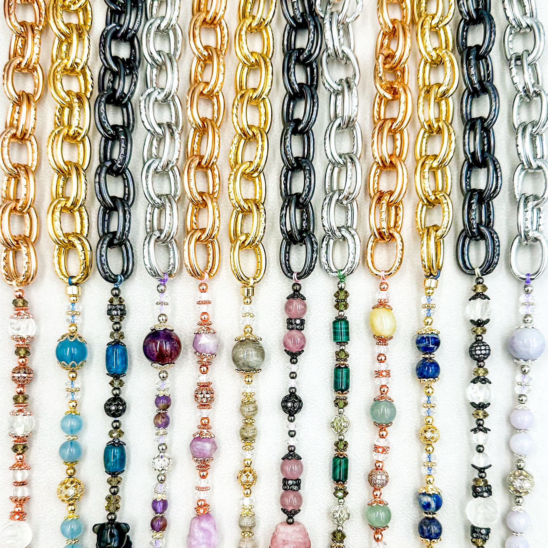 <<SG Seller>> CRZtales Assorted Crystal Bag Chains #CRZBagChain