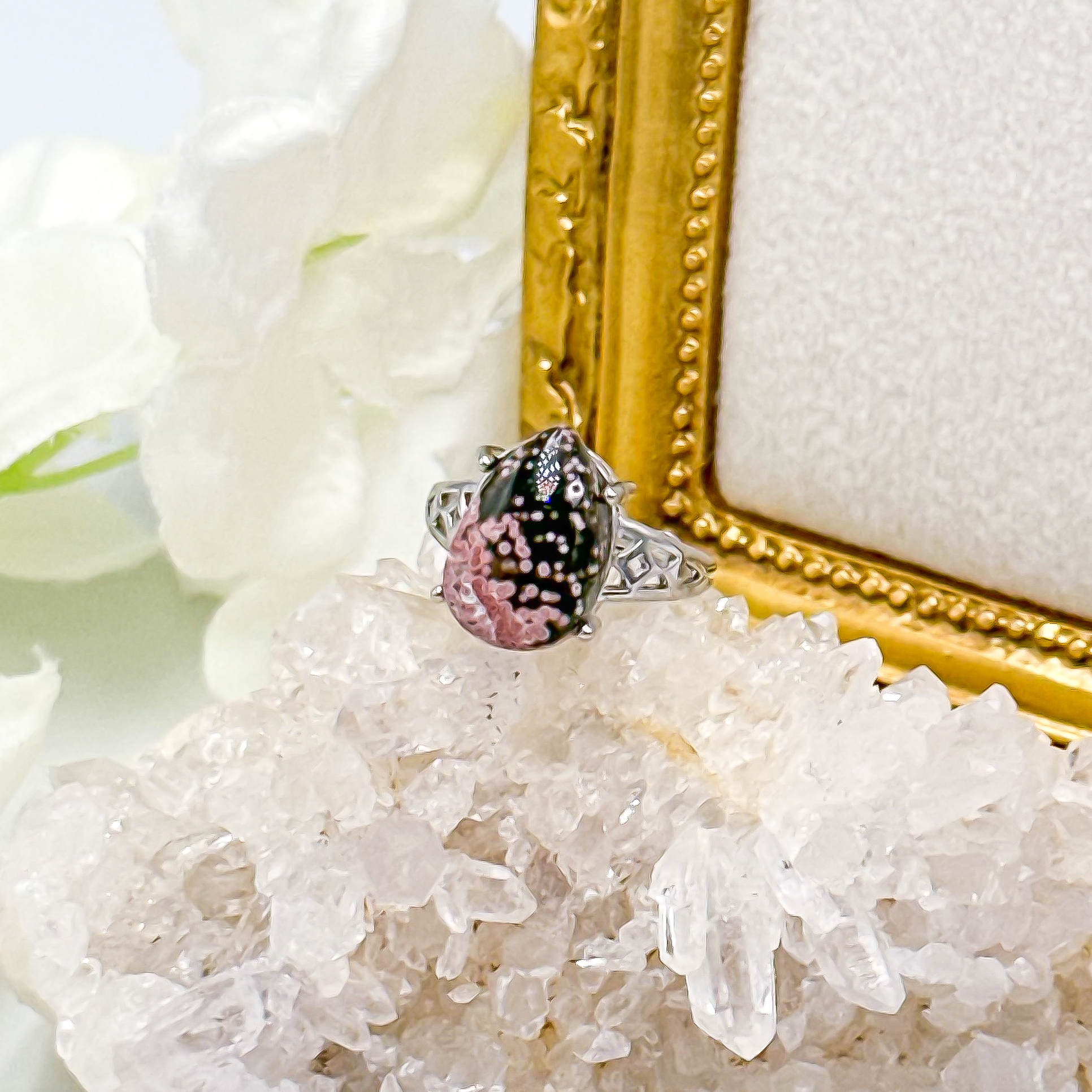 CRZtales Collectors Ocean Jasper Crystal Rings Part 1/5