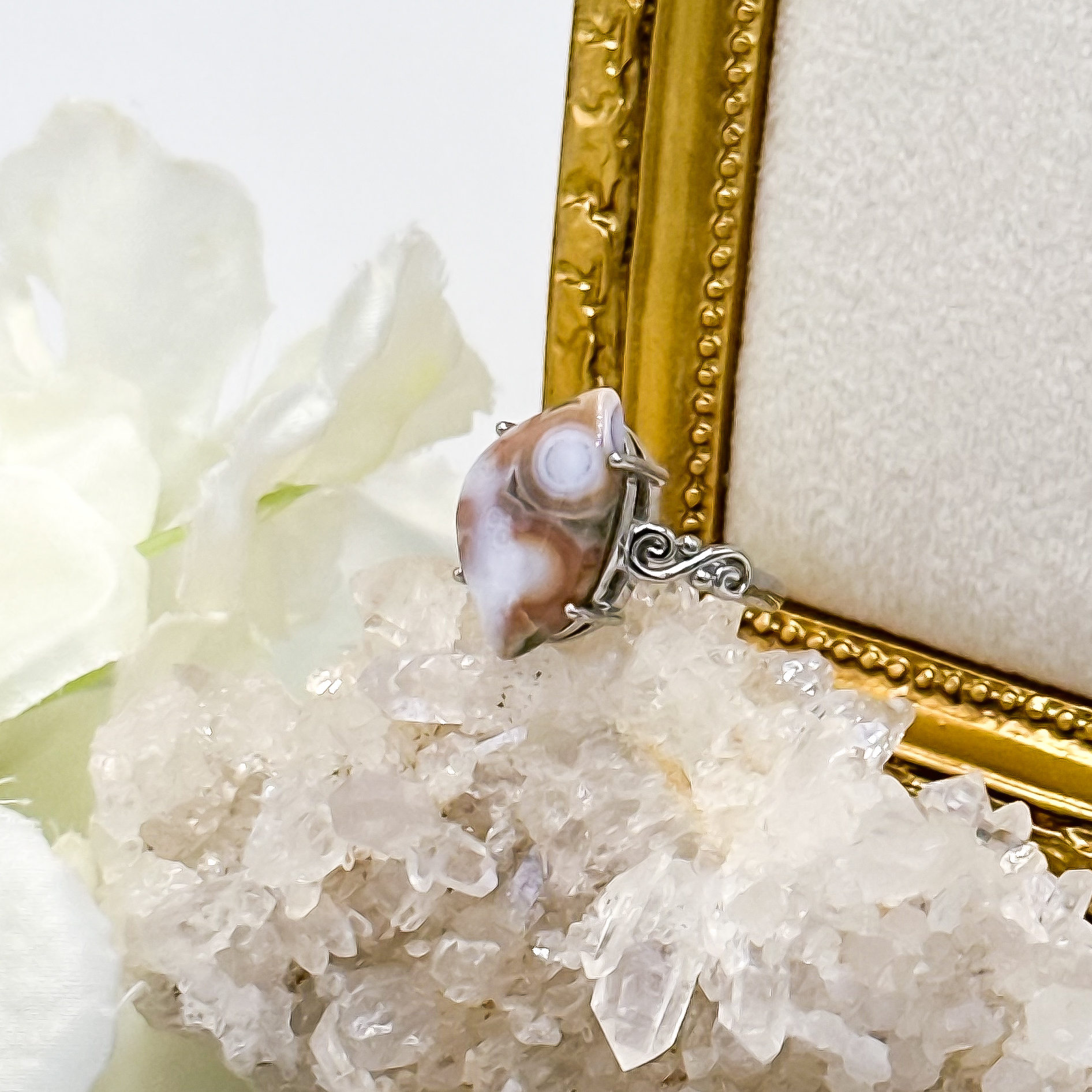 CRZtales Collectors Ocean Jasper Crystal Rings Part 4/5