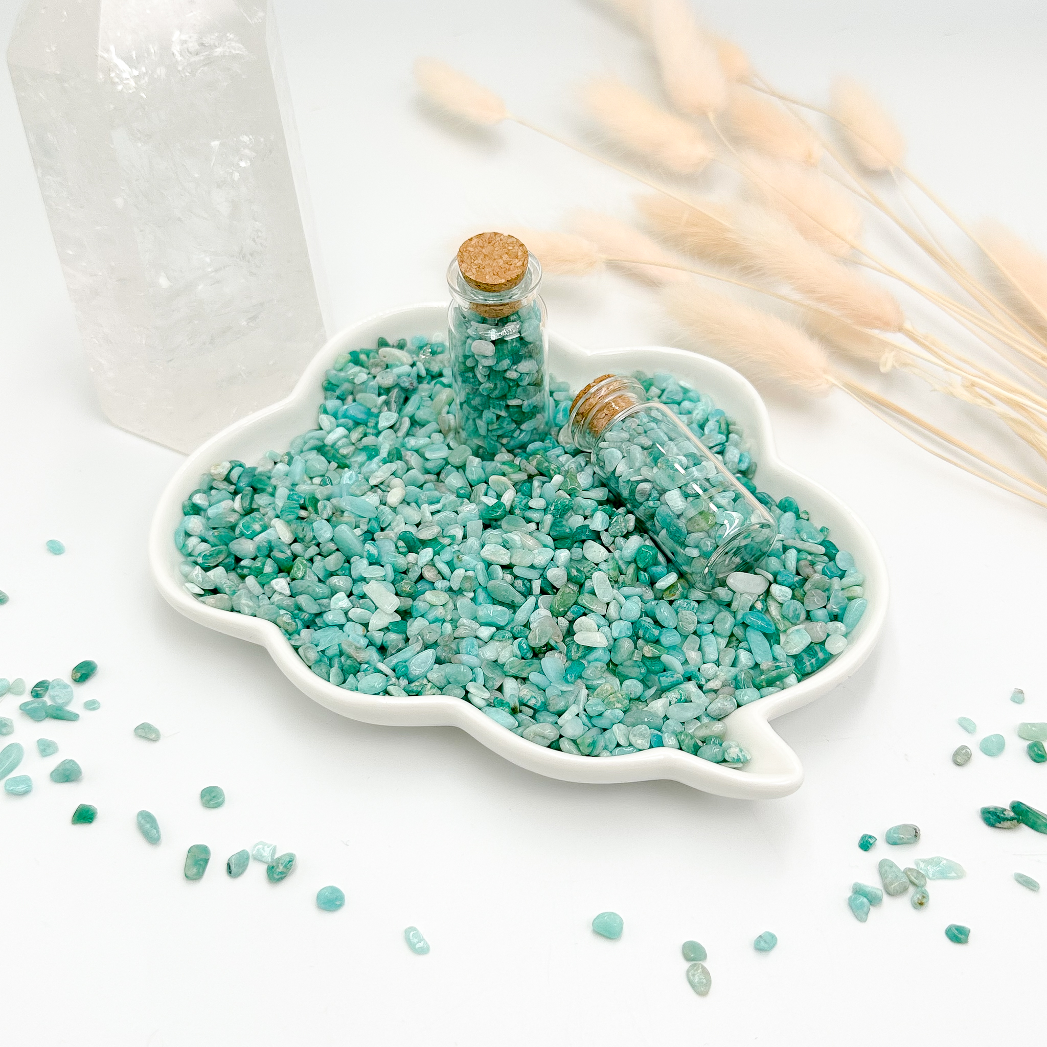 <<SG Seller>> CRZtales Assorted Crystal Chips Bottle Chips Crystal Stones Natural Crystal