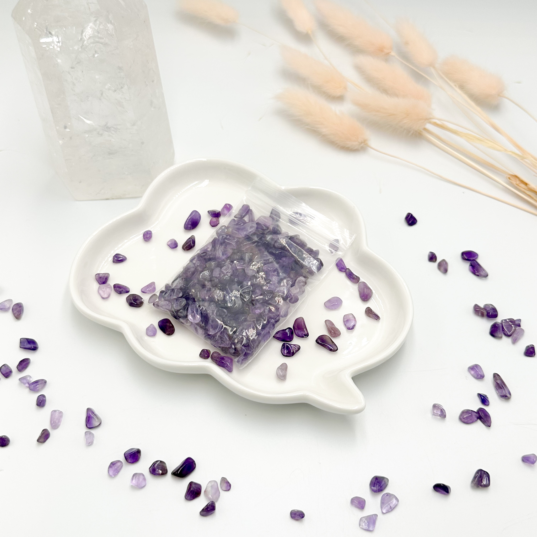 <<SG Seller>> CRZtales Assorted Crystal Chips Packet Chips Crystal Stones Natural Crystal | Mix & Match