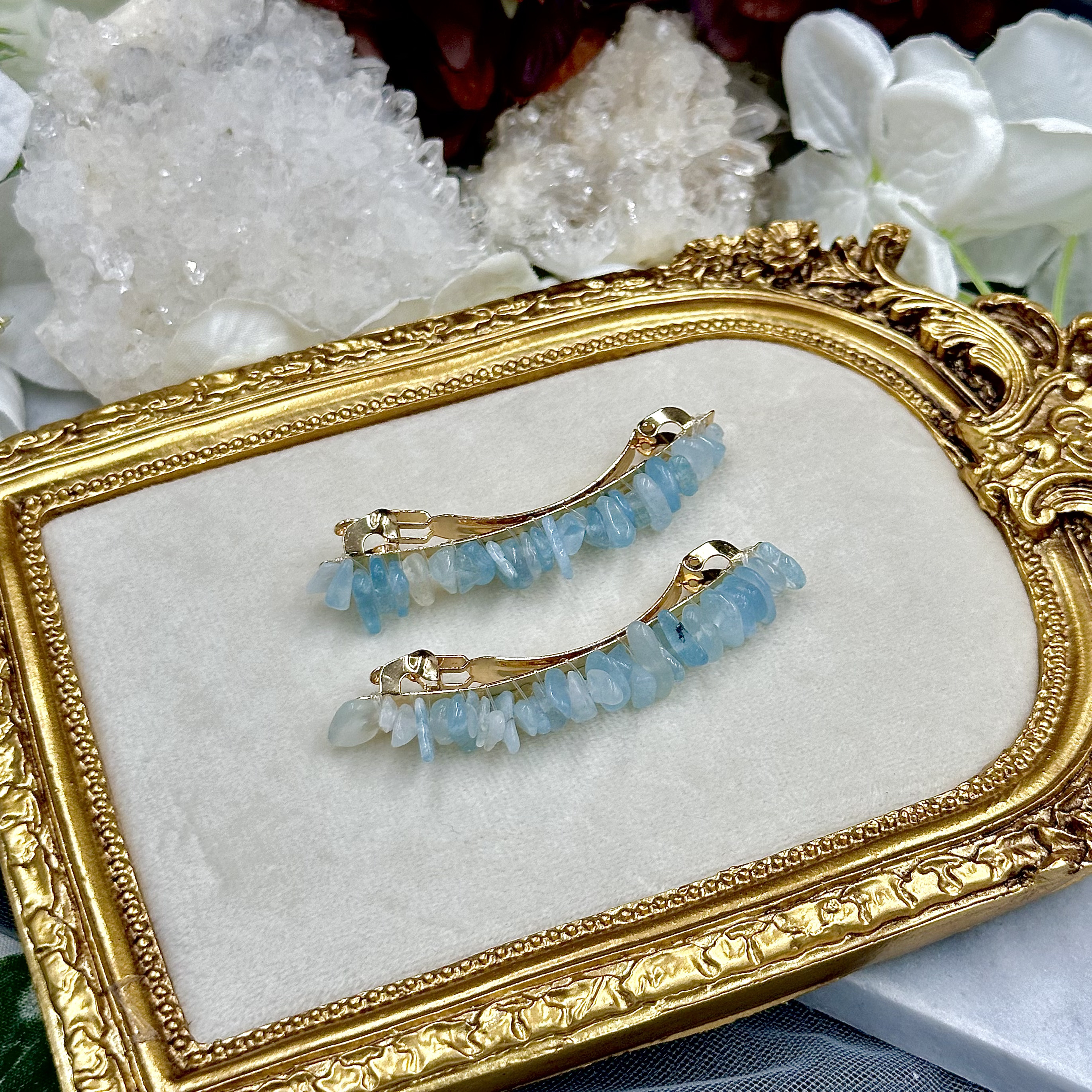 Aquamarine CRZhairclip