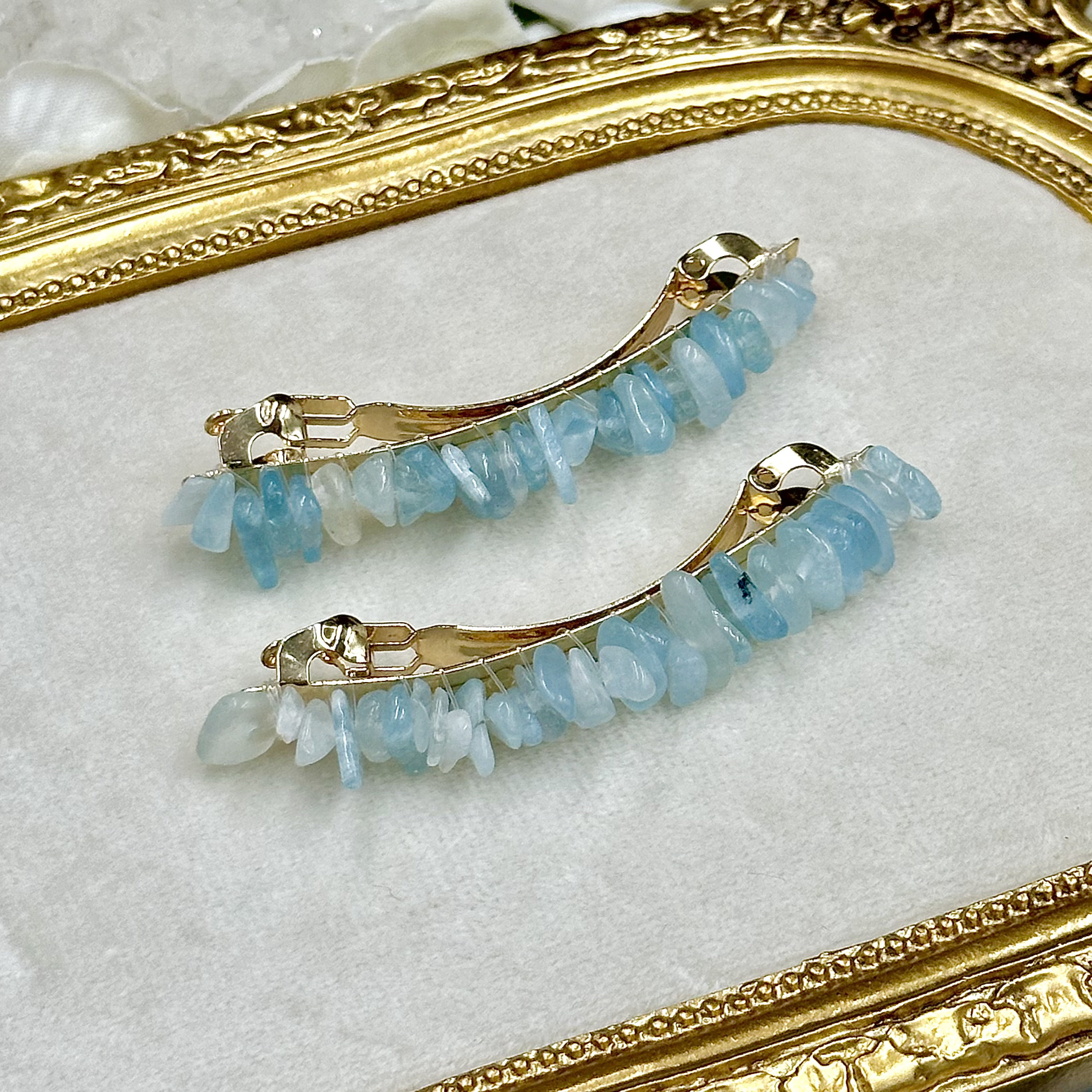 Aquamarine CRZhairclip