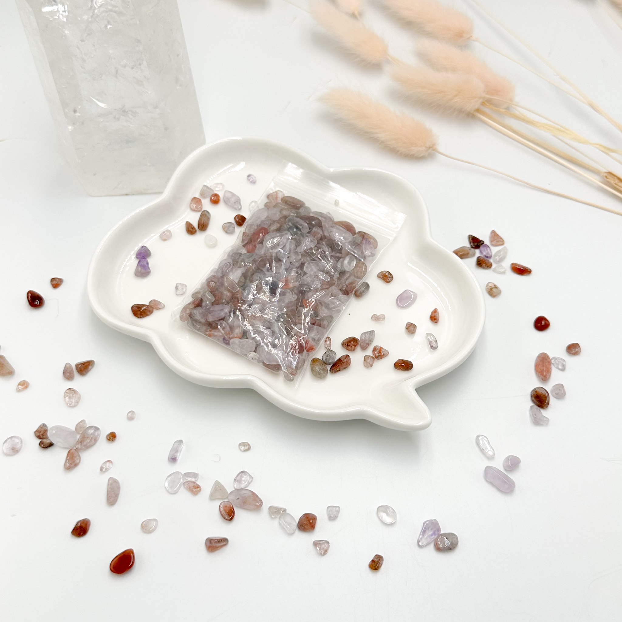 <<SG Seller>> CRZtales Assorted Crystal Chips Packet Chips Crystal Stones Natural Crystal | Mix & Match