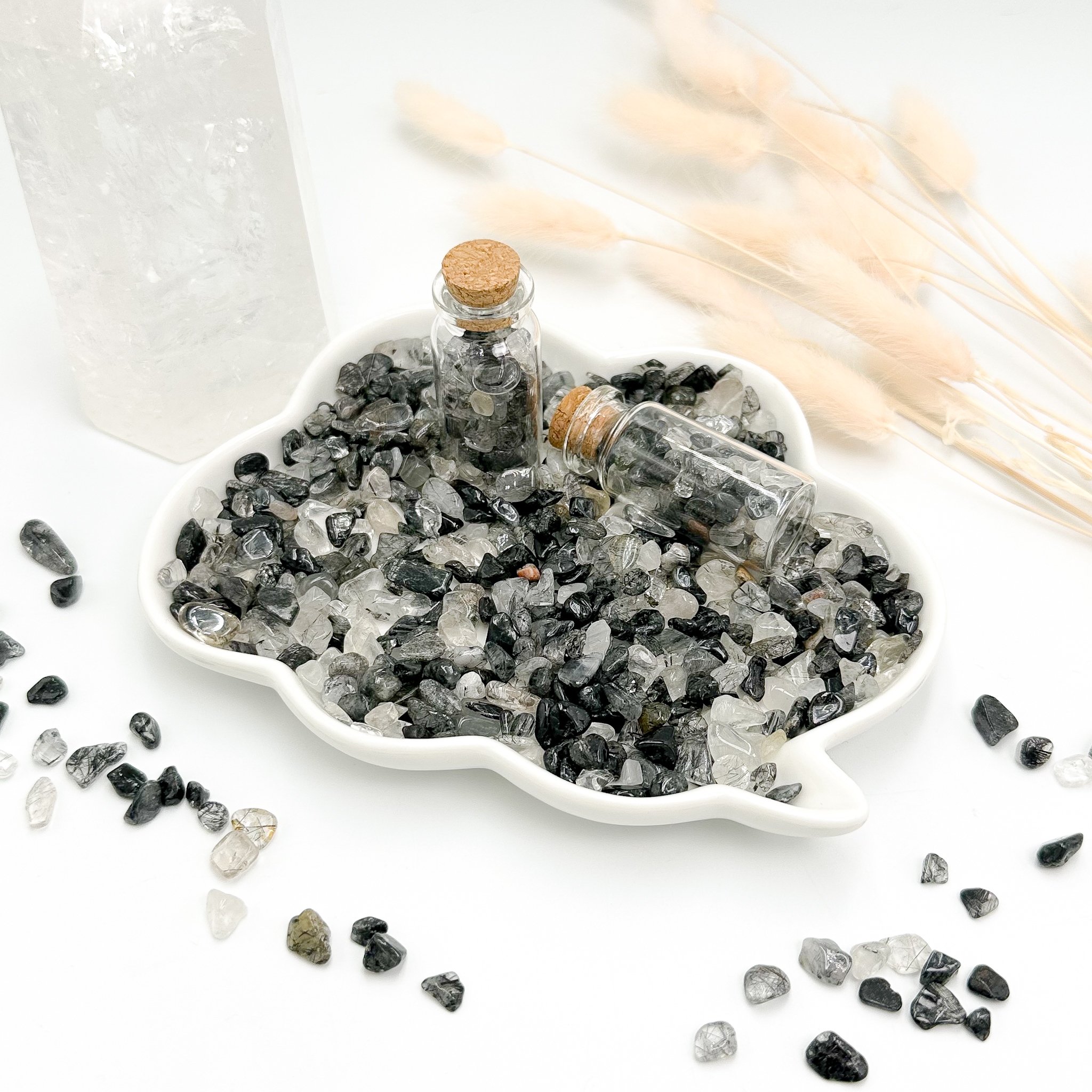 <<SG Seller>> CRZtales Assorted Crystal Chips Bottle Chips Crystal Stones Natural Crystal