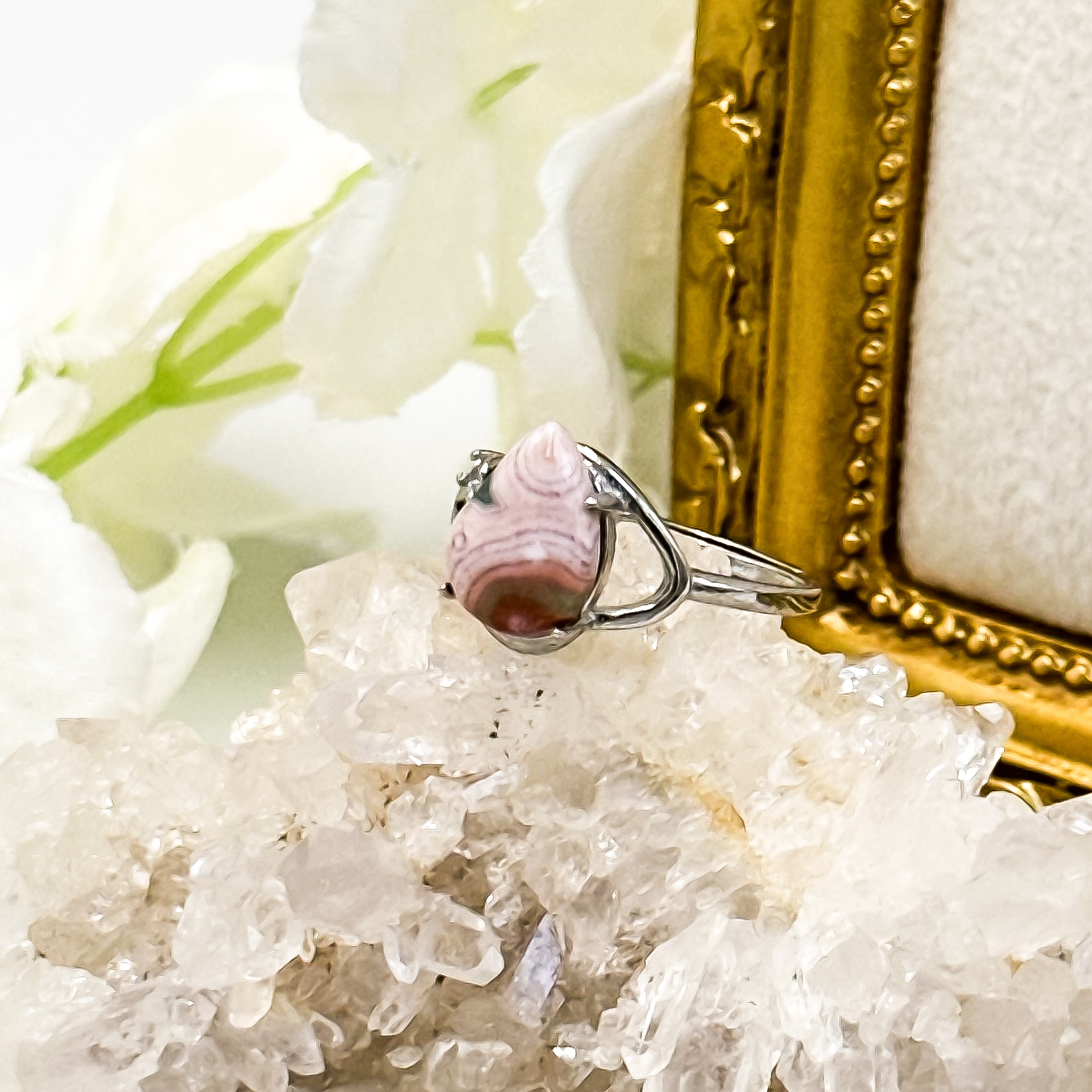 CRZtales Collectors Ocean Jasper Crystal Rings Part 1/5