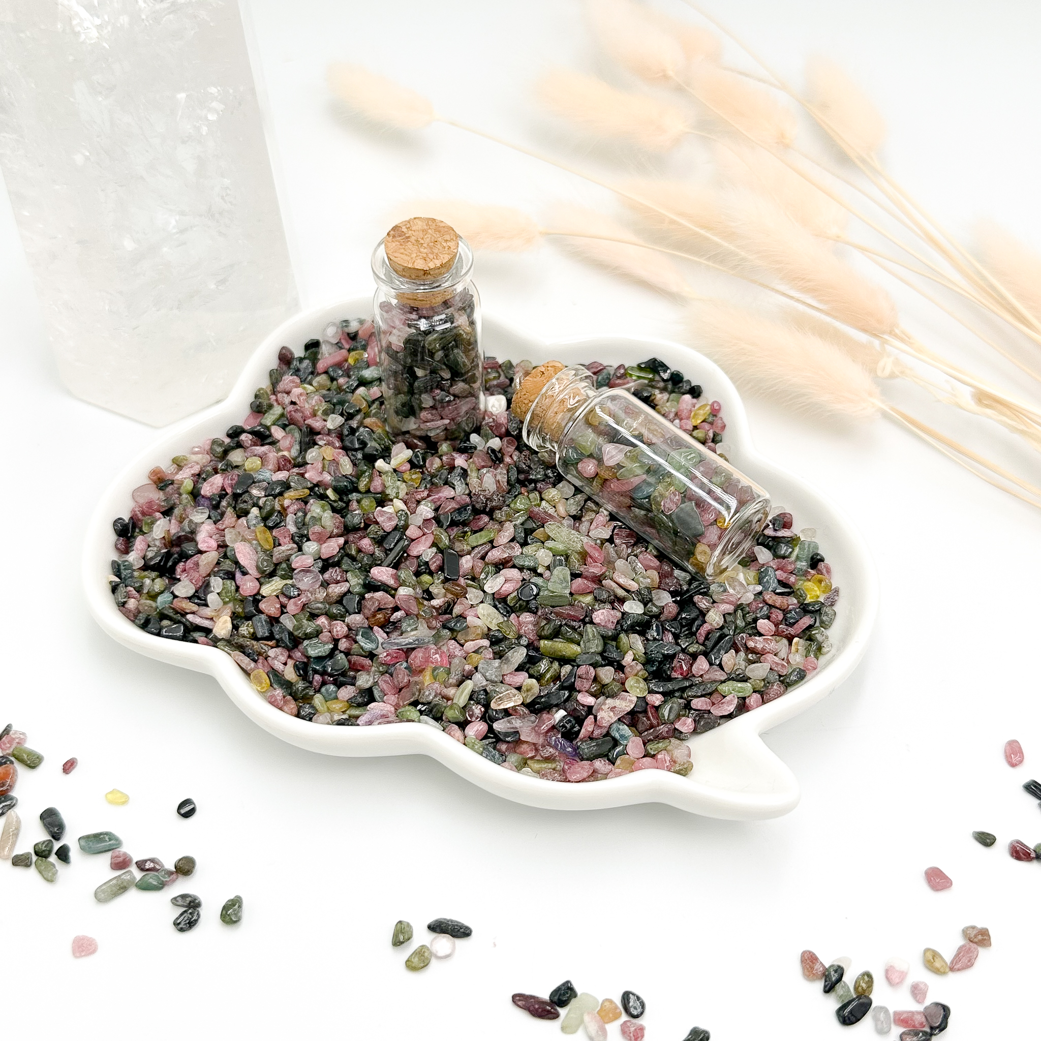 <<SG Seller>> CRZtales Assorted Crystal Chips Bottle Chips Crystal Stones Natural Crystal