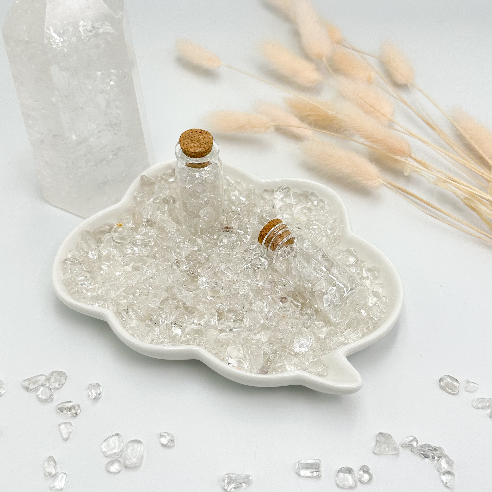 <<SG Seller>> CRZtales Assorted Crystal Chips Bottle Chips Crystal Stones Natural Crystal