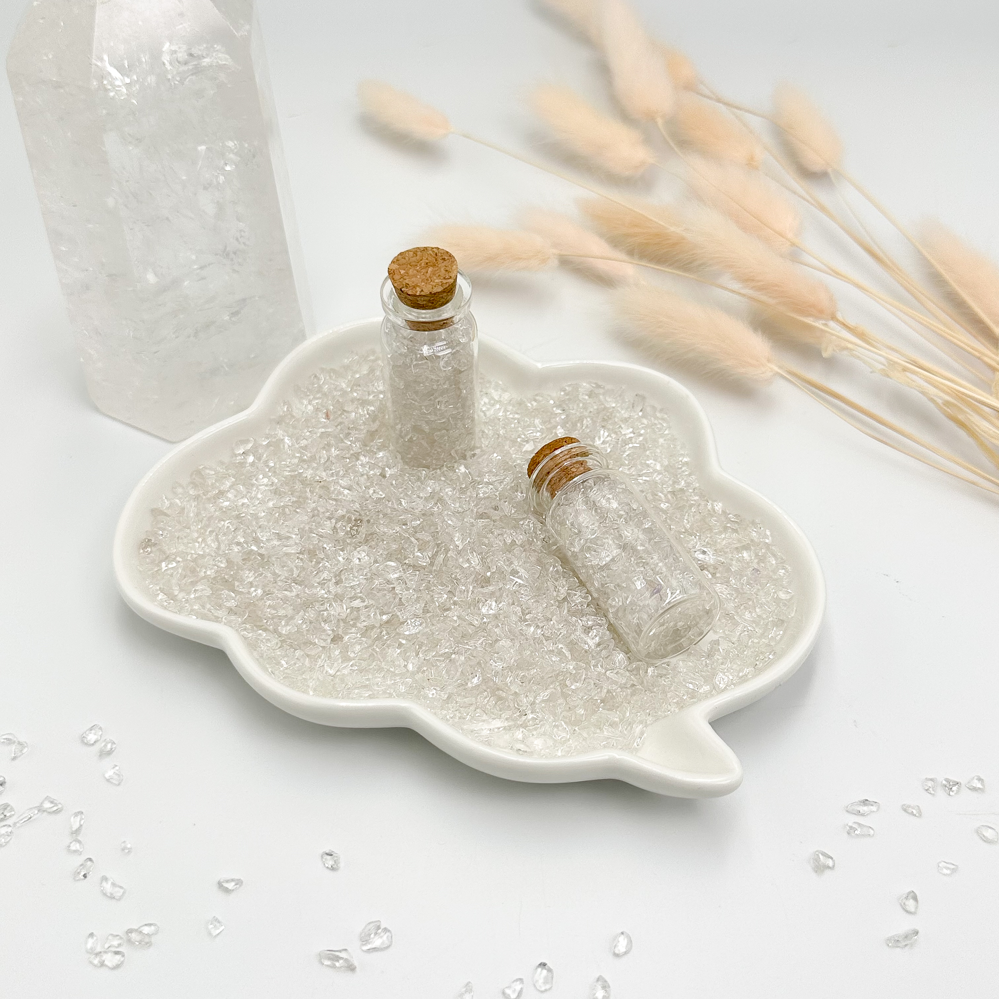 <<SG Seller>> CRZtales Assorted Crystal Chips Bottle Chips Crystal Stones Natural Crystal