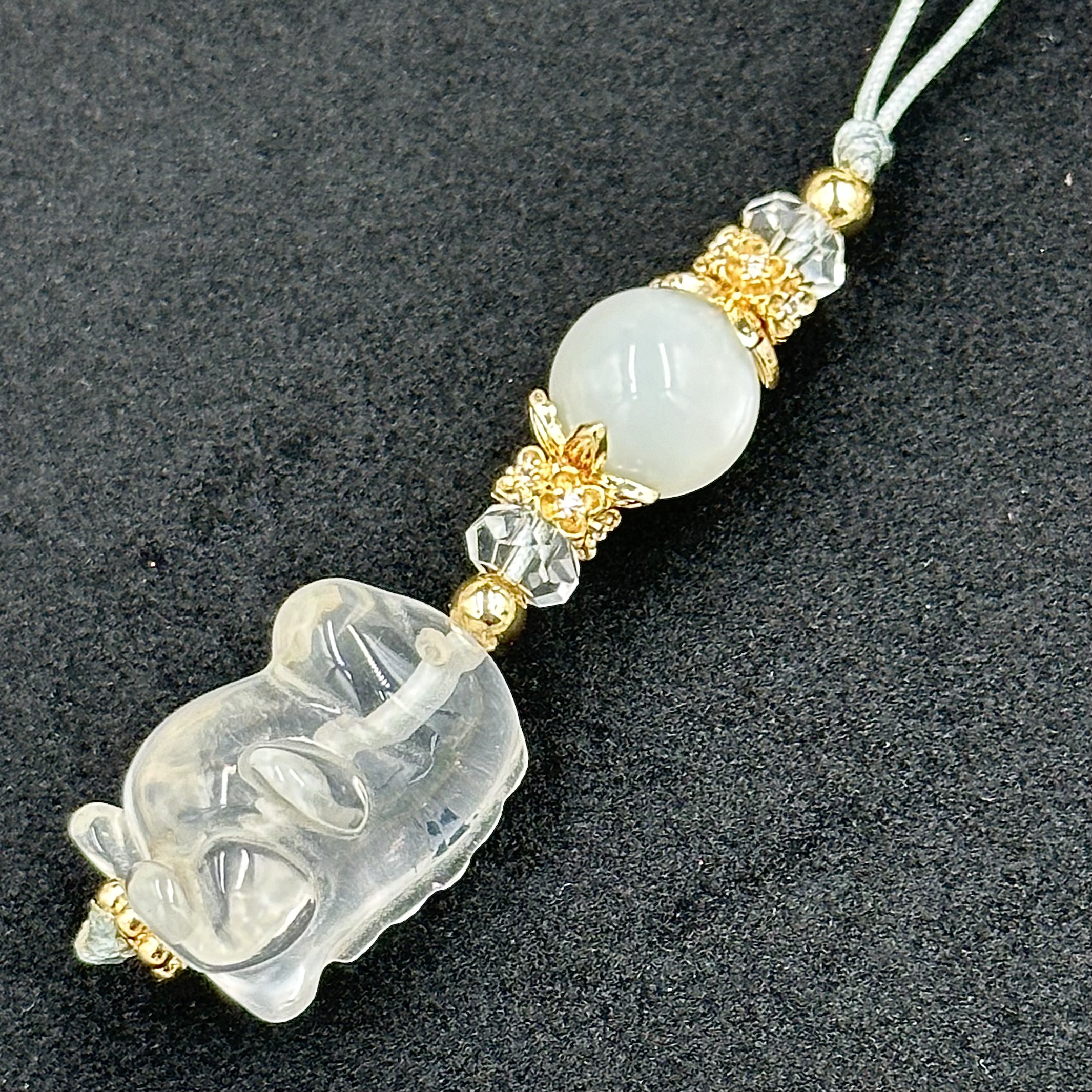 Clear Quartz Dino HP Strap