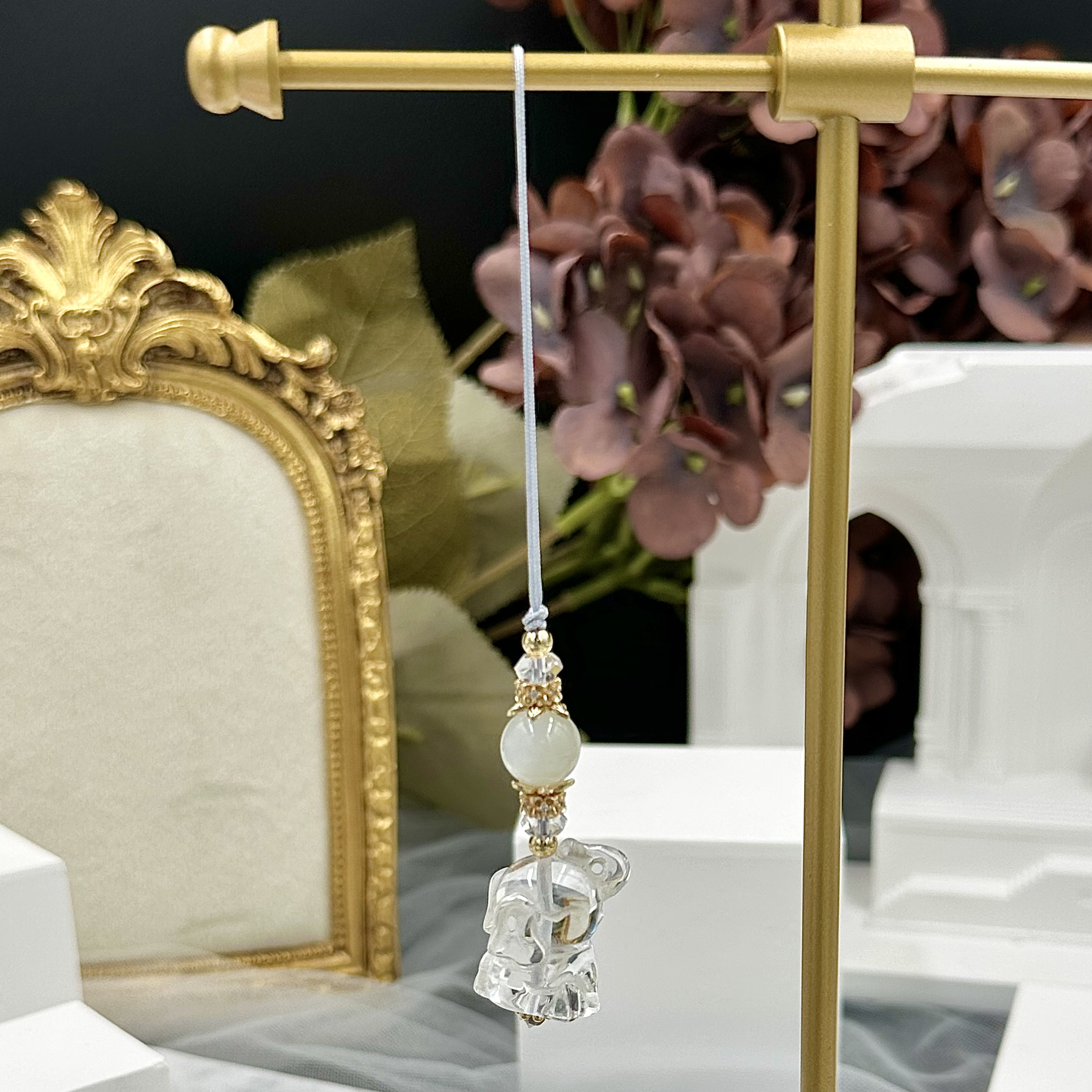 Clear Quartz Elephant HP Strap