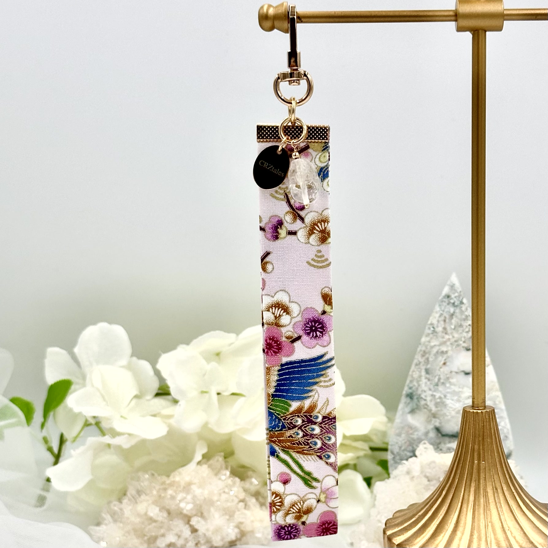 Clear Quartz Pixiu CRZFabWristlet