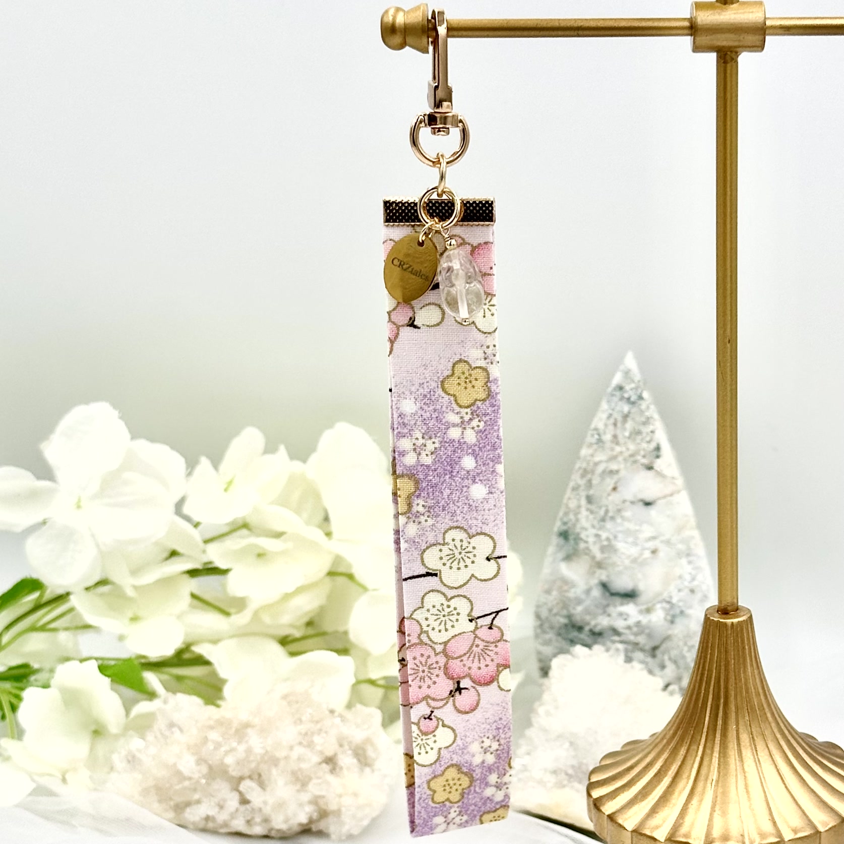 Clear Quartz Pixiu CRZFabWristlet