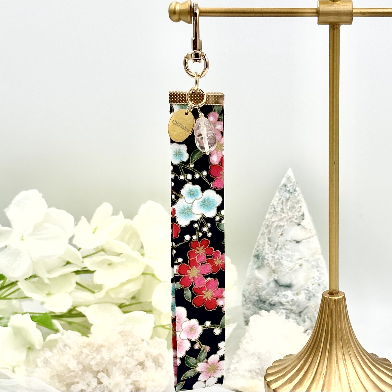 Clear Quartz Pixiu CRZFabWristlet