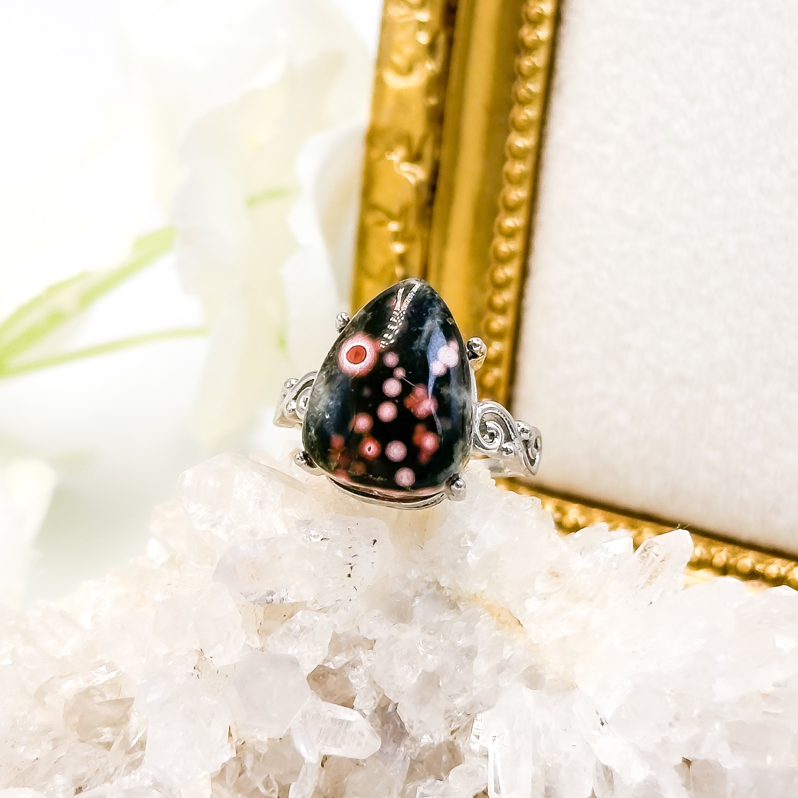 CRZtales Collectors Ocean Jasper Crystal Rings Part 2/5