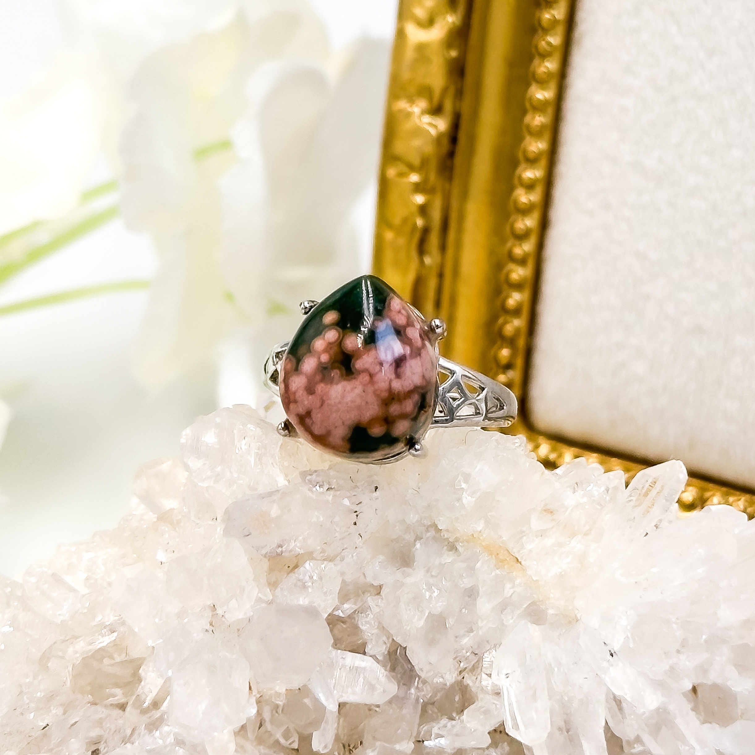 CRZtales Collectors Ocean Jasper Crystal Rings Part 3/5