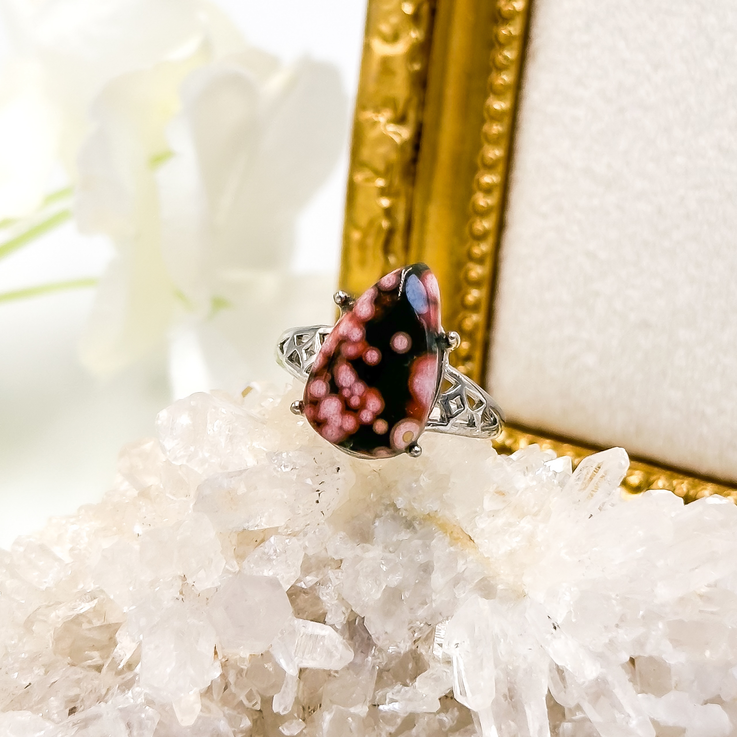 CRZtales Collectors Ocean Jasper Crystal Rings Part 1/5