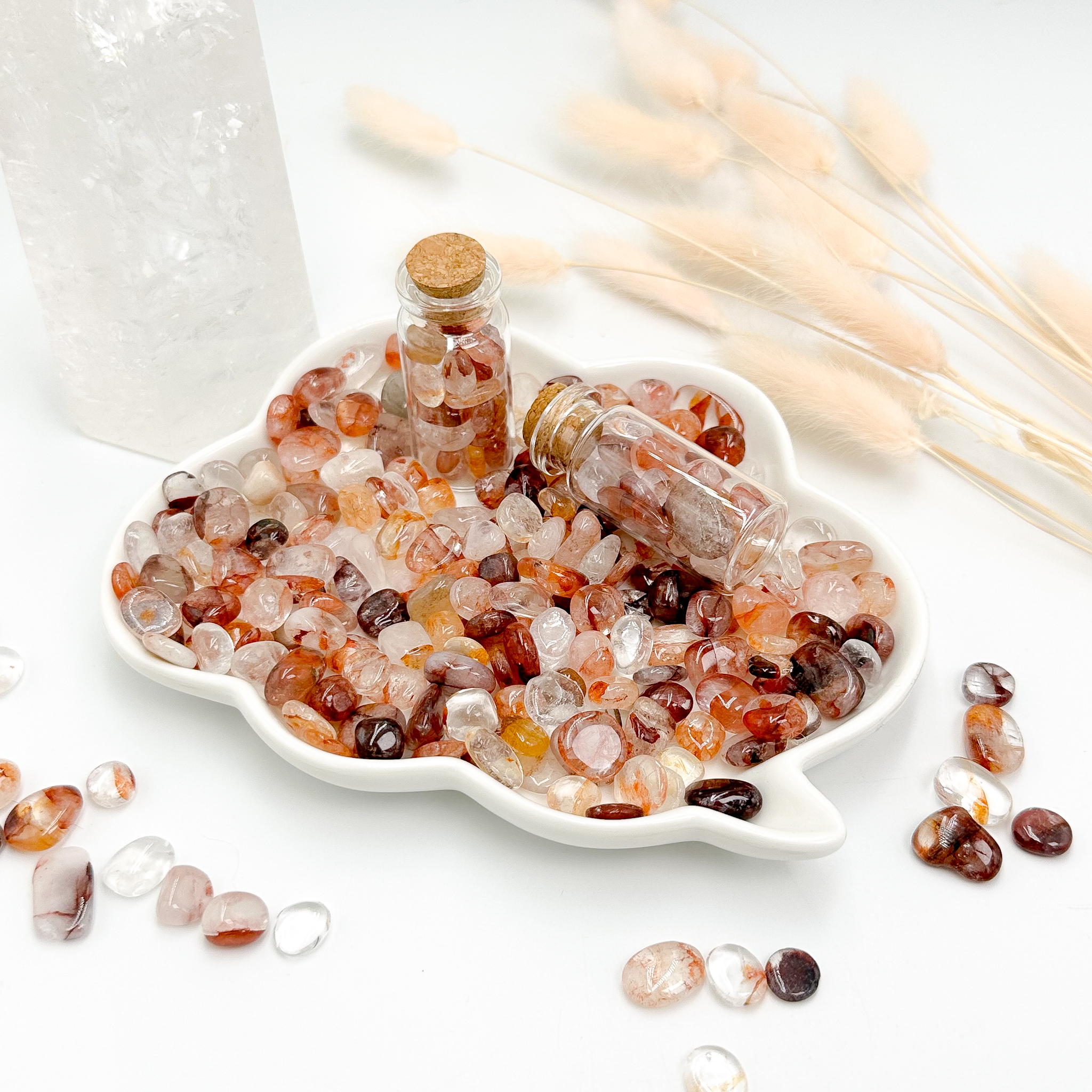 <<SG Seller>> CRZtales Assorted Crystal Chips Bottle Chips Crystal Stones Natural Crystal