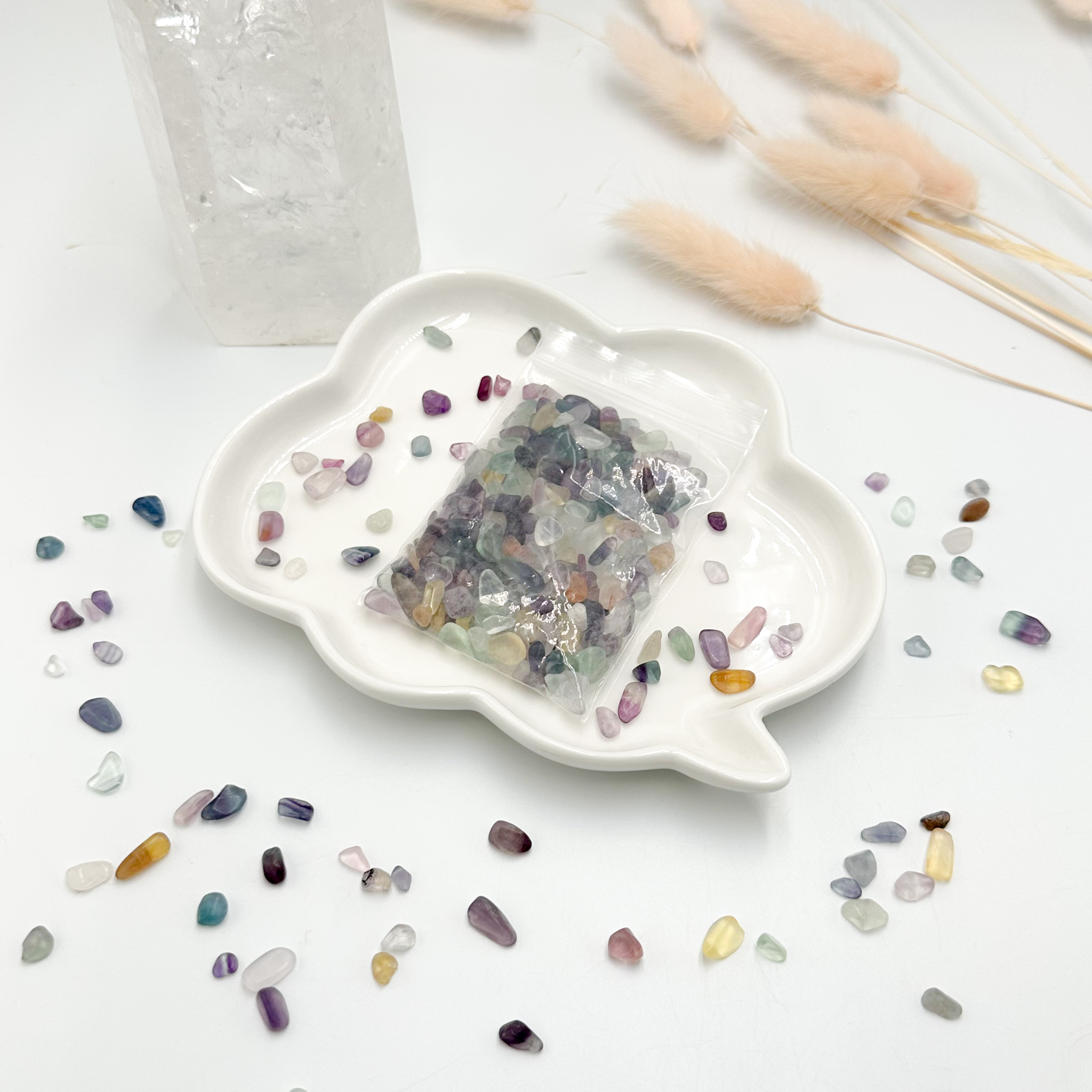 <<SG Seller>> CRZtales Assorted Crystal Chips Packet Chips Crystal Stones Natural Crystal | Mix & Match