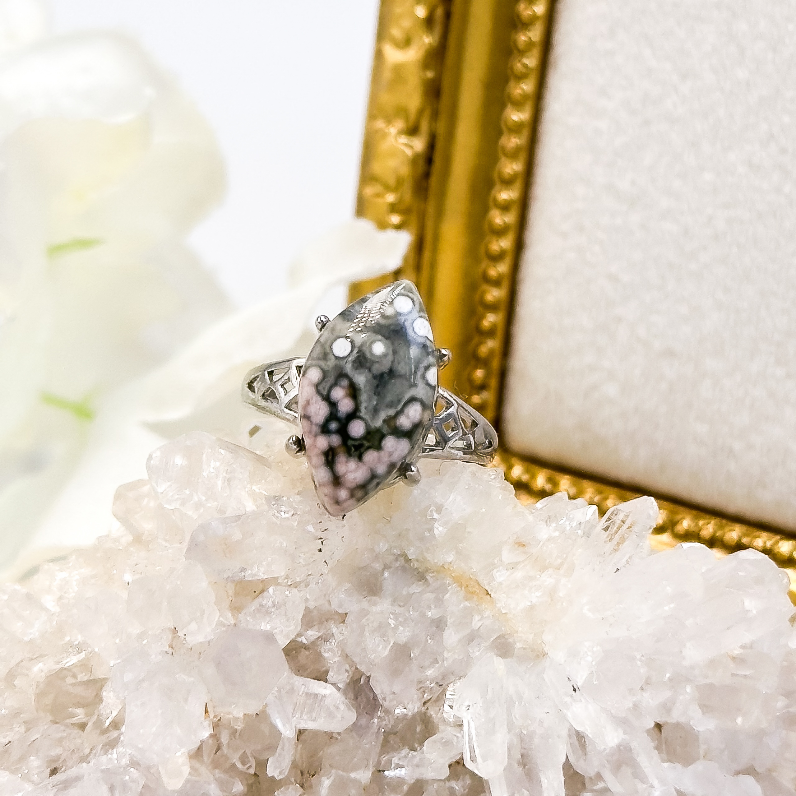 CRZtales Collectors Ocean Jasper Crystal Rings Part 4/5