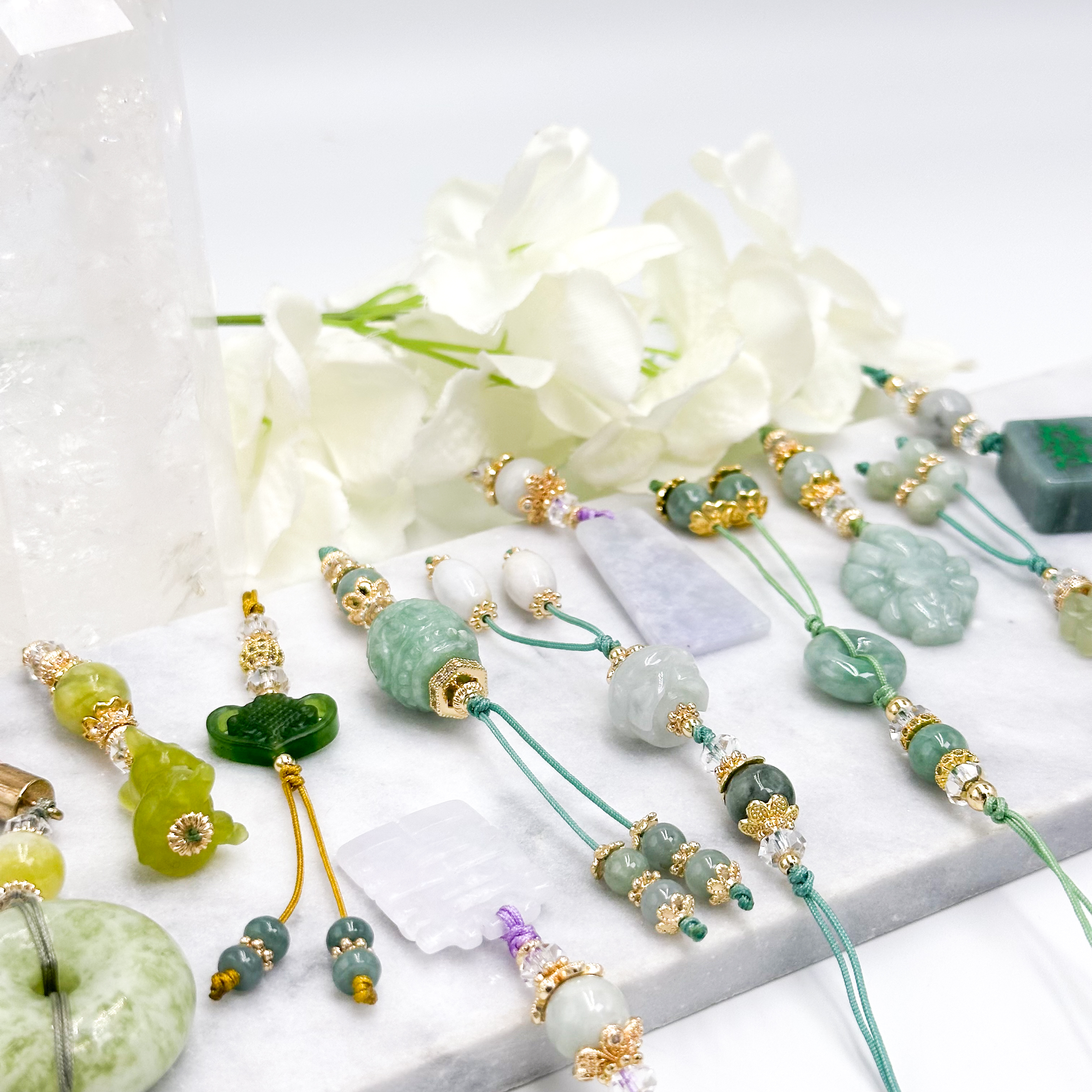 <<SG Seller>> CRZtales Assorted Jade HP Straps Gold Hardware