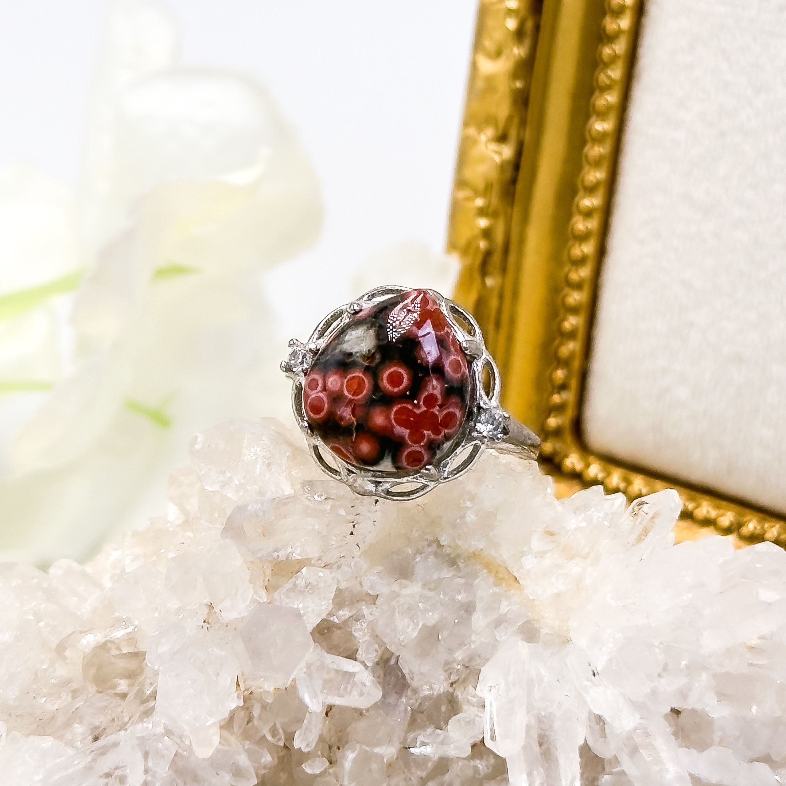 CRZtales Collectors Ocean Jasper Crystal Rings Part 3/5