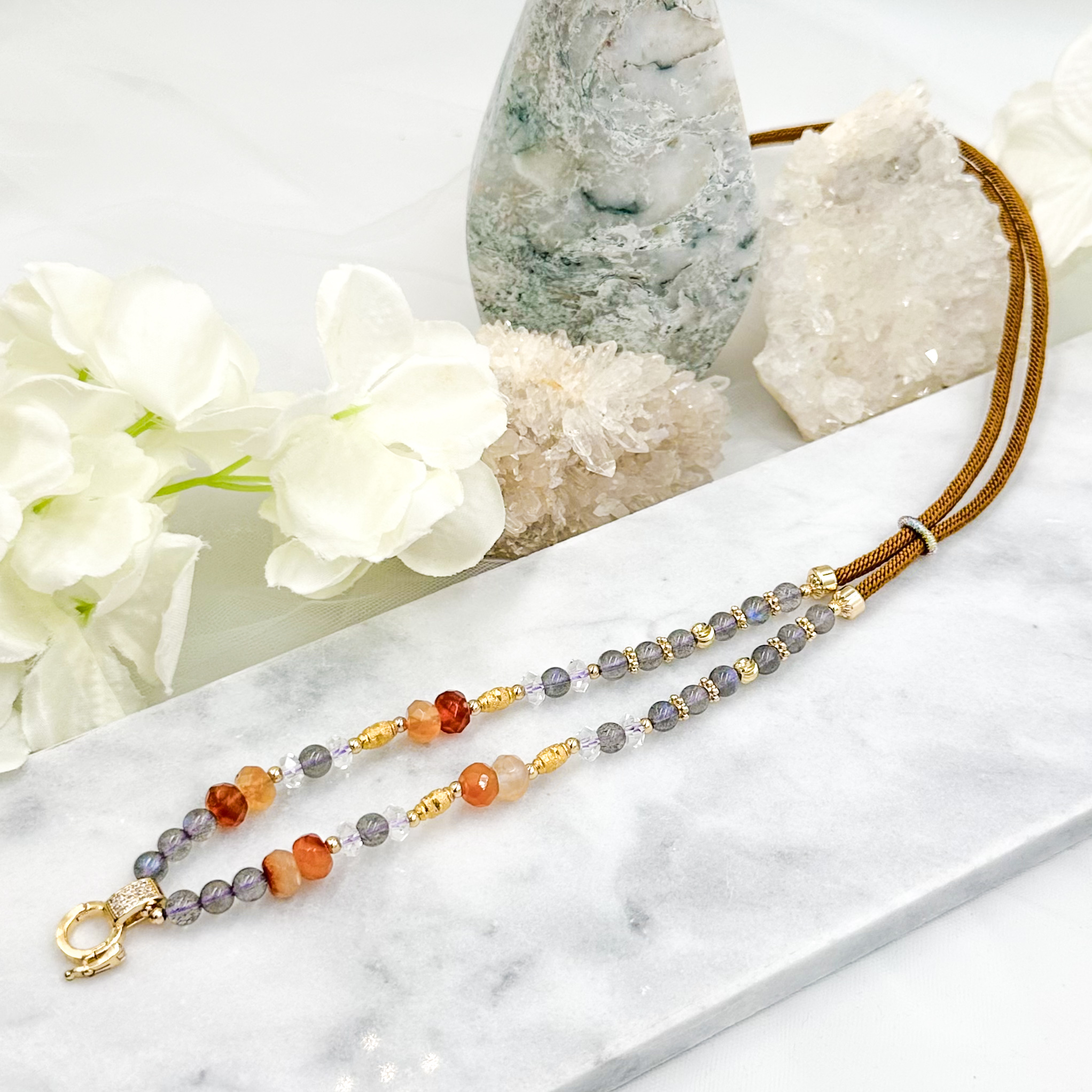 Labradorite Carnelian CRZnecklace