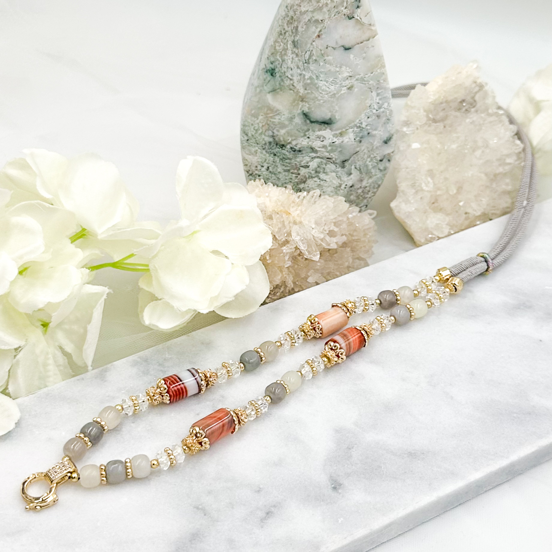 Nephrite & Carnelian CRZnecklace