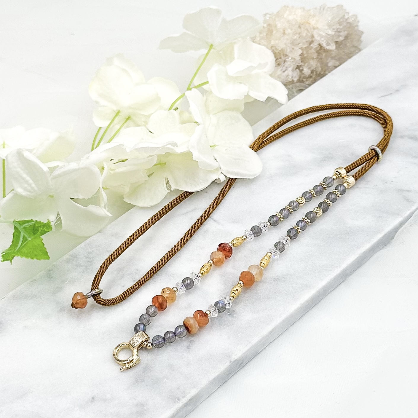 Labradorite Carnelian CRZnecklace