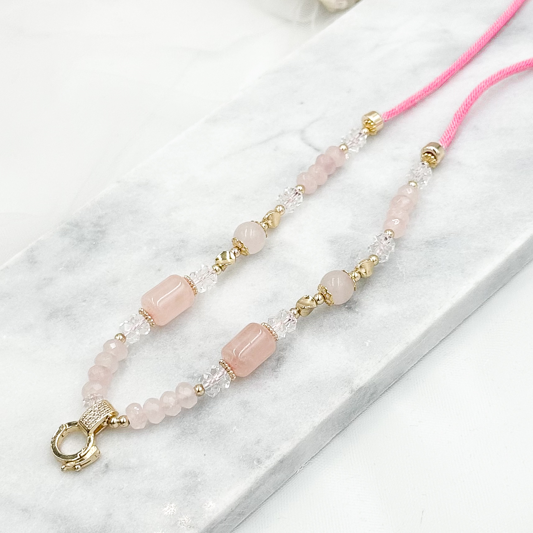 Rose Qaurtz CRZnecklace