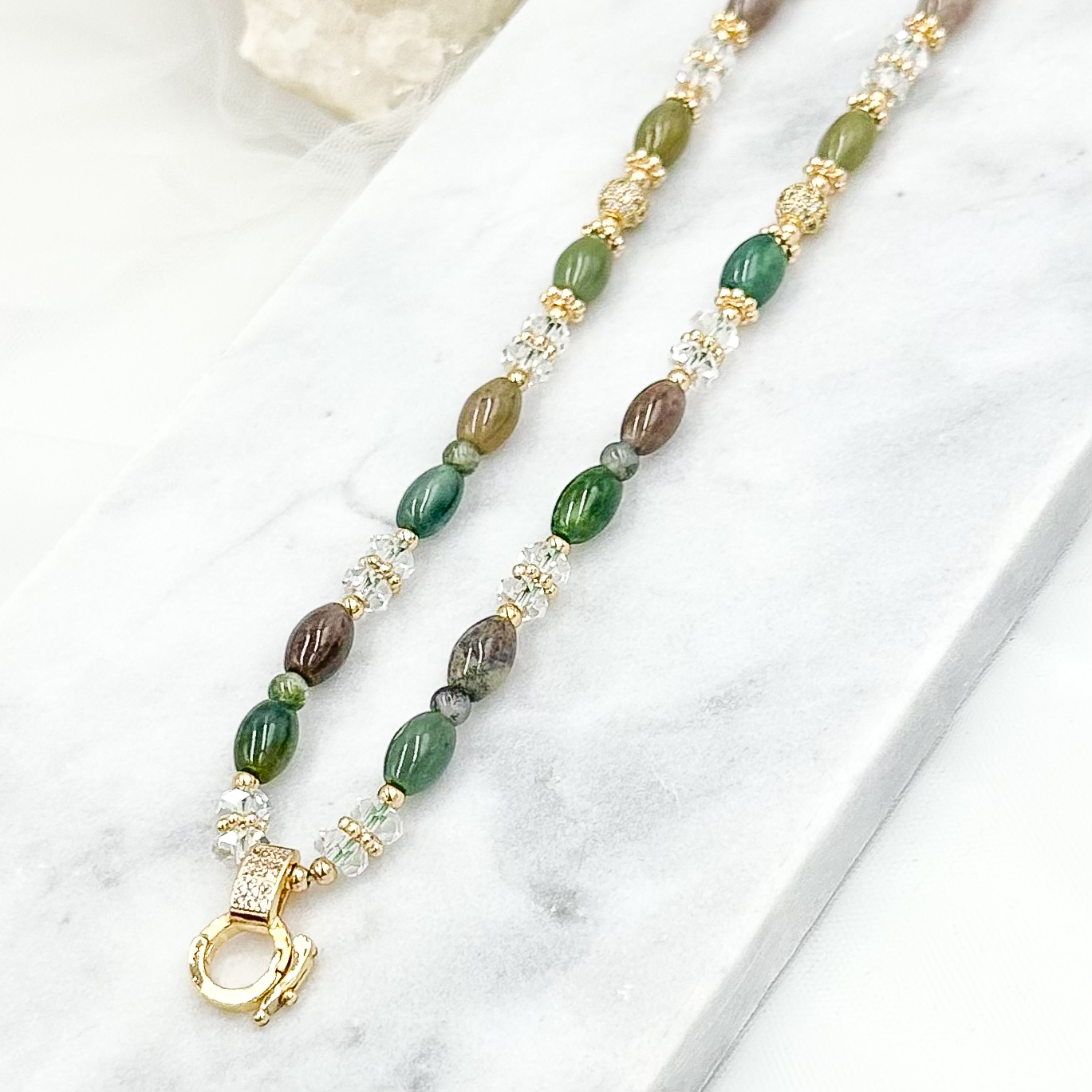 Moss Agate CRZnecklace